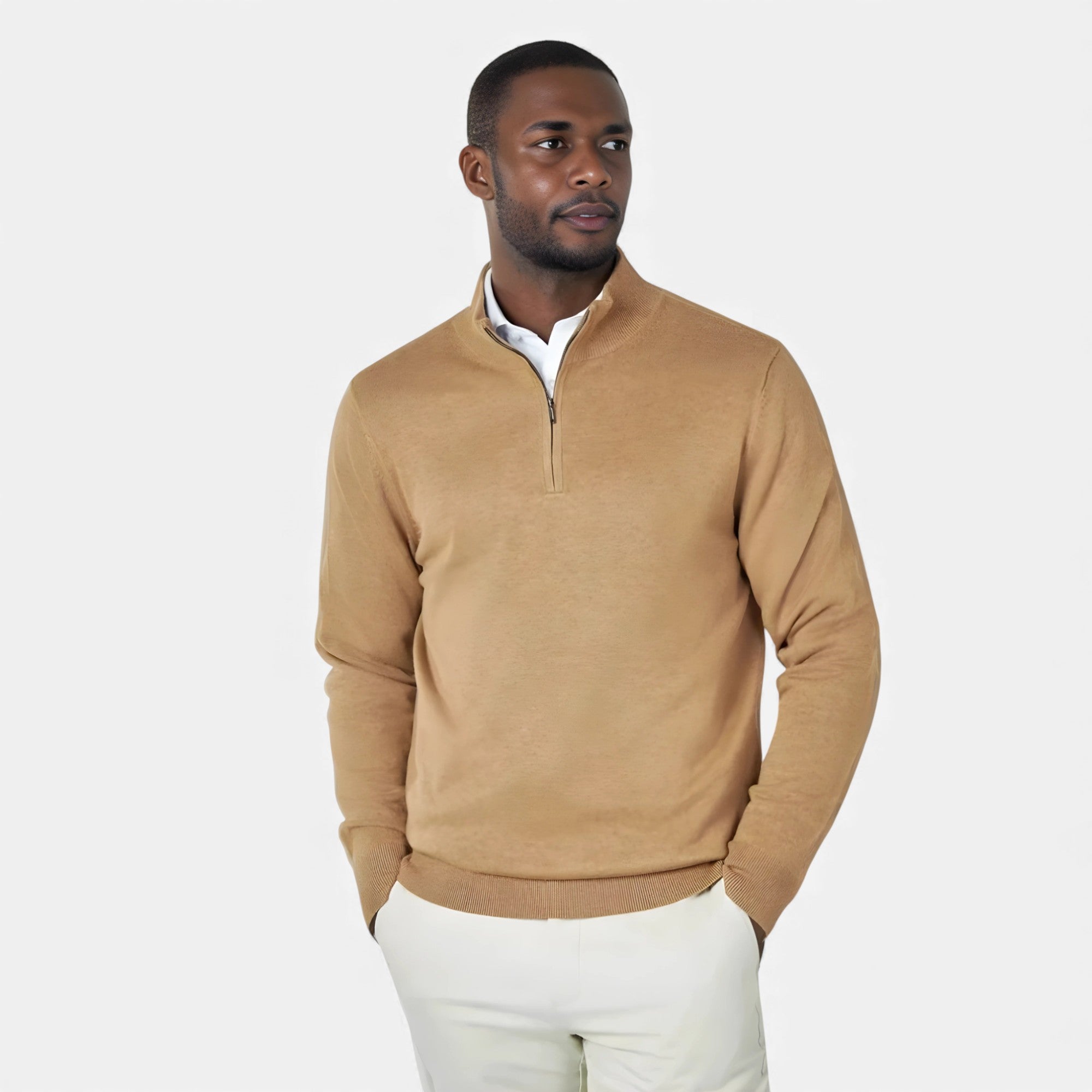 Lunéaya | Men’s Half-Zip Sweater
