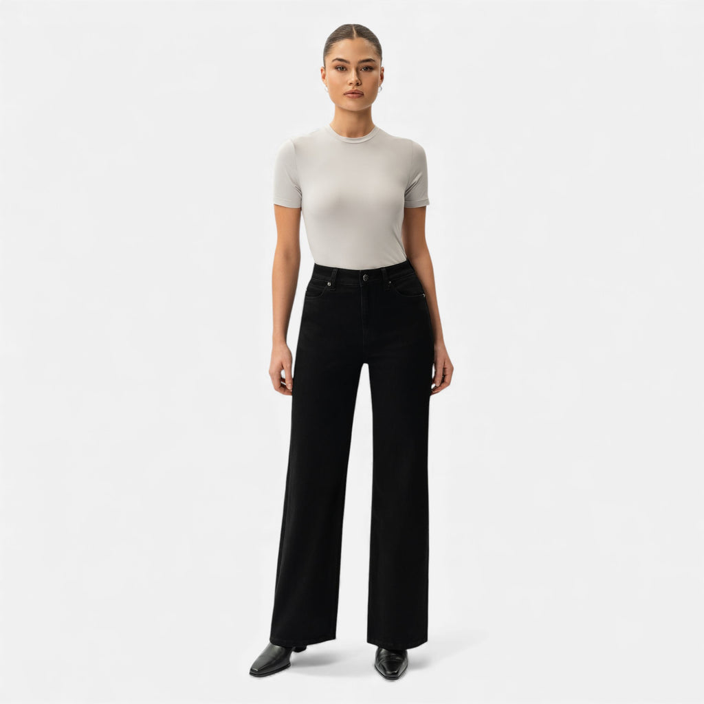 Lunéaya | Women’s Heritage-Weave Wide-Leg Denim
