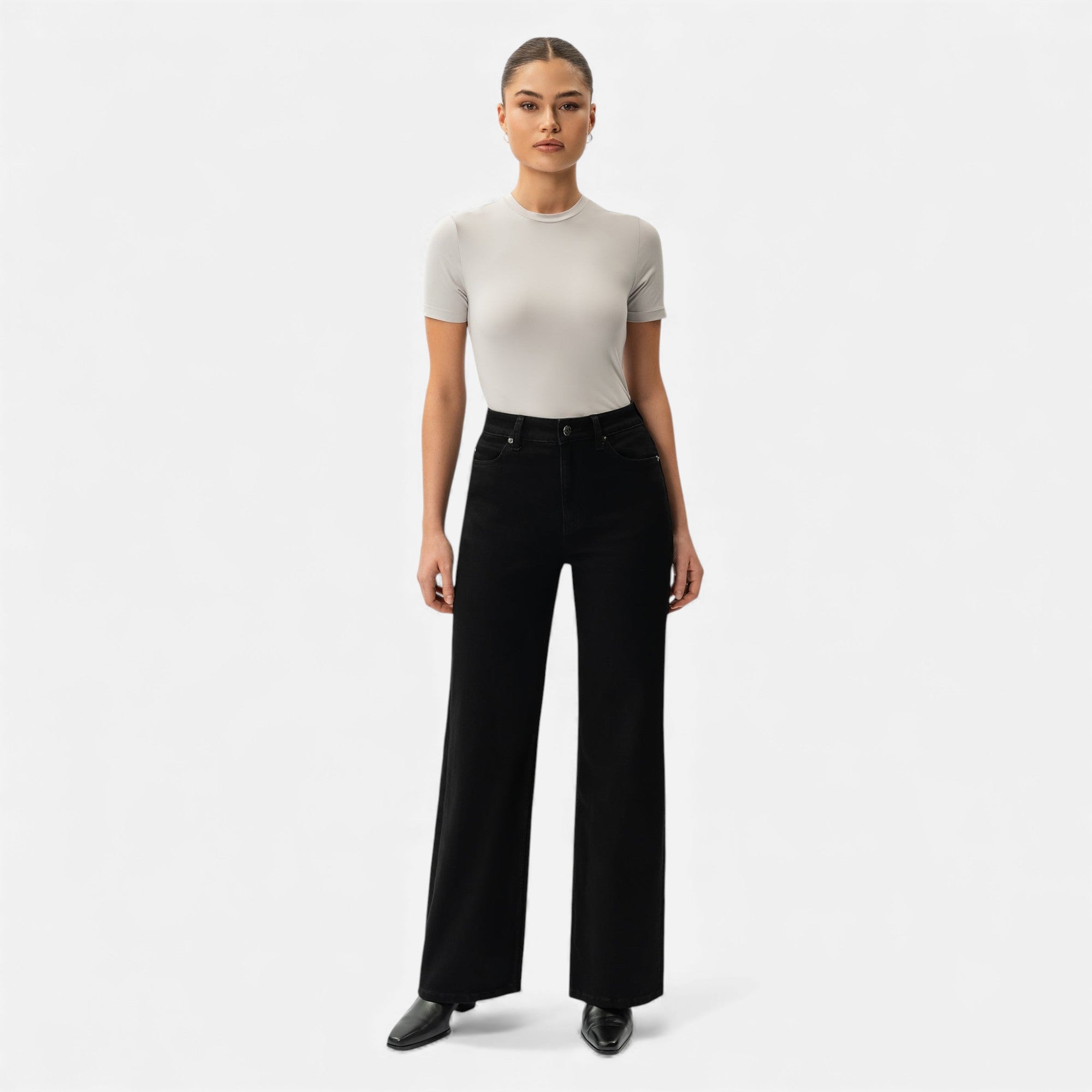 Lunéaya | Women’s Heritage-Weave Wide-Leg Denim