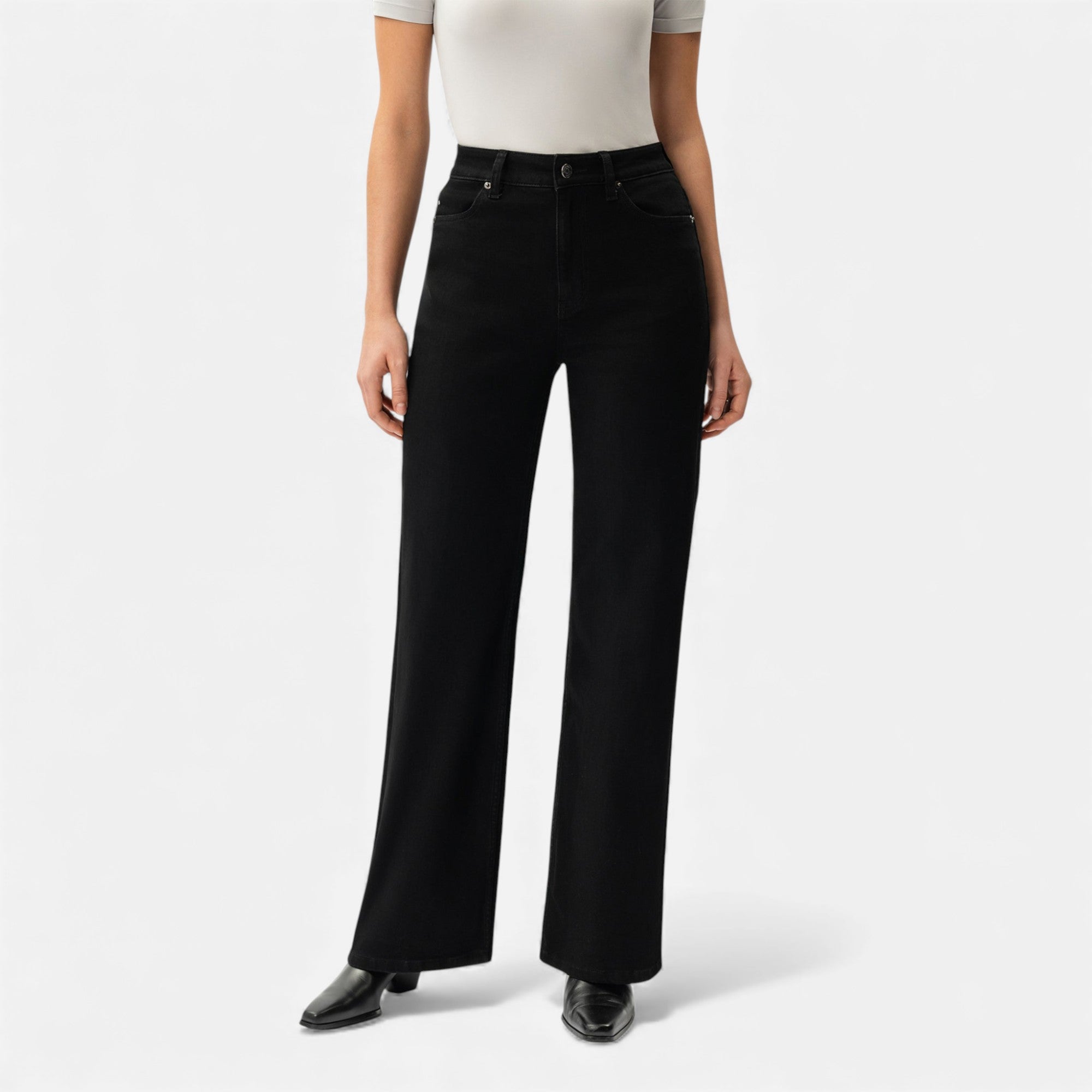 Lunéaya | Women’s Heritage-Weave Wide-Leg Denim