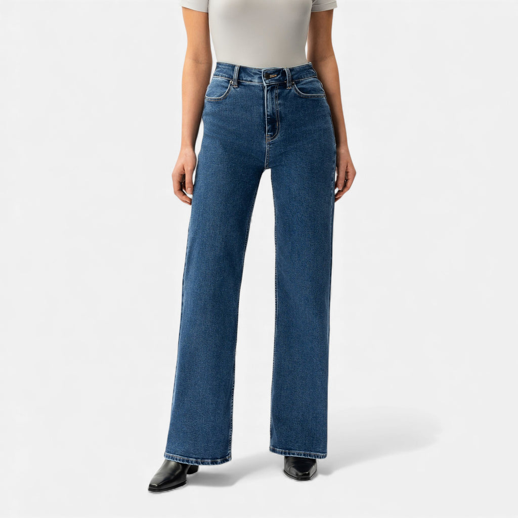 Lunéaya | Women’s Heritage-Weave Wide-Leg Denim
