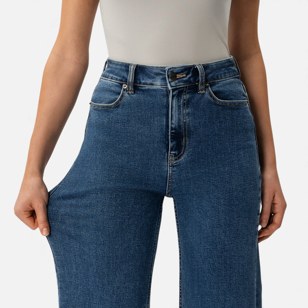 Lunéaya | Women’s Heritage-Weave Wide-Leg Denim