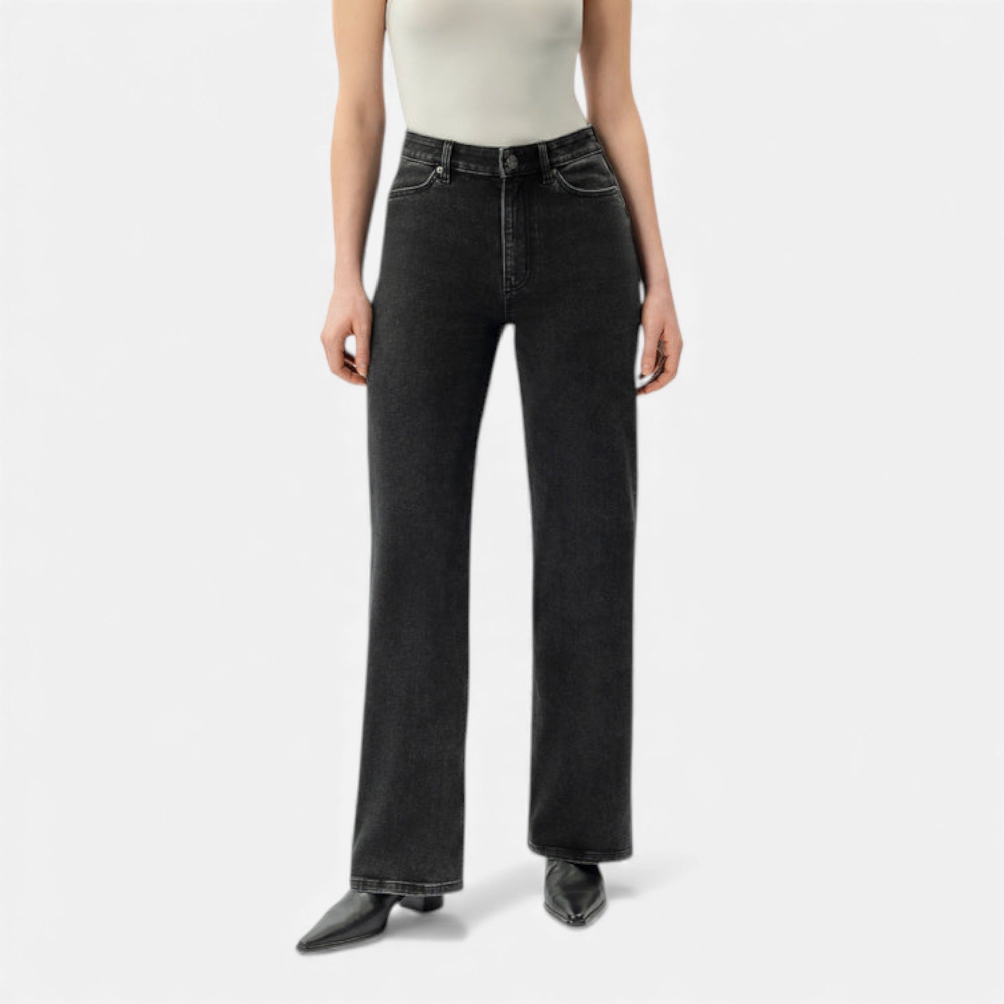 Lunéaya | Women’s Heritage-Weave Wide-Leg Denim