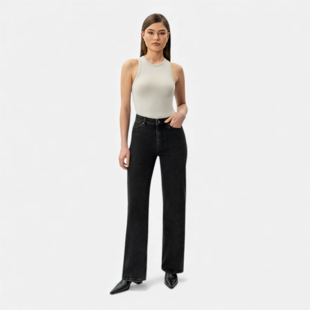 Lunéaya | Women’s Heritage-Weave Wide-Leg Denim