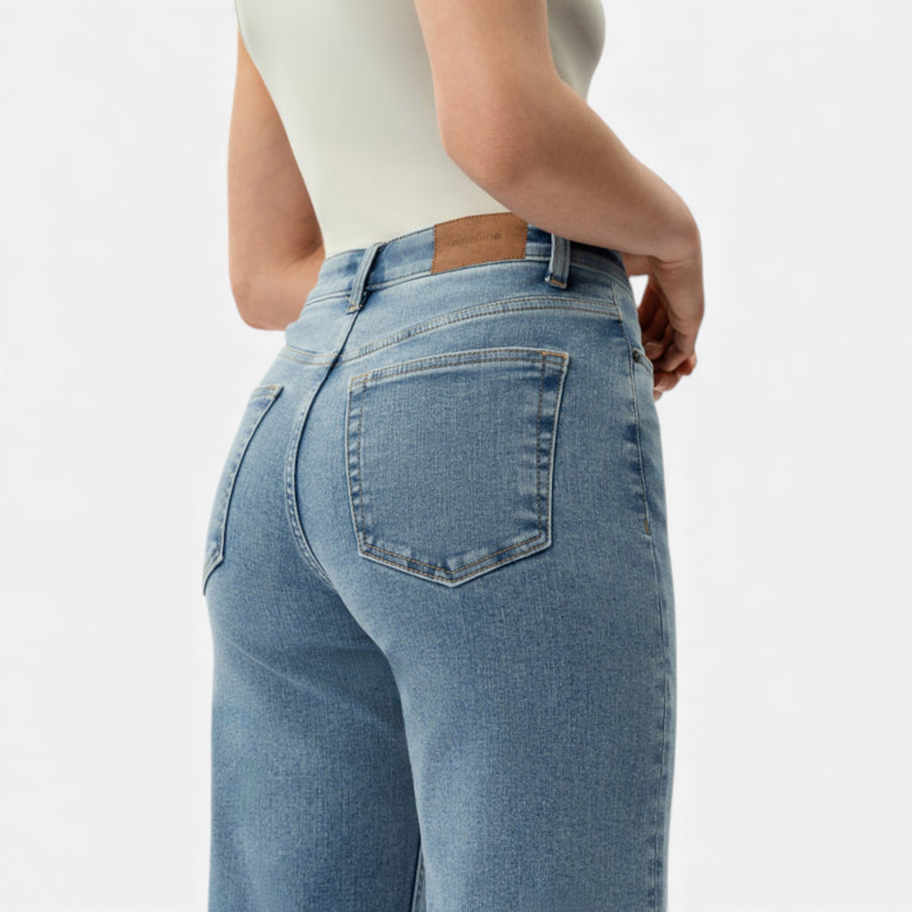 Lunéaya | Women’s Heritage-Weave Wide-Leg Denim