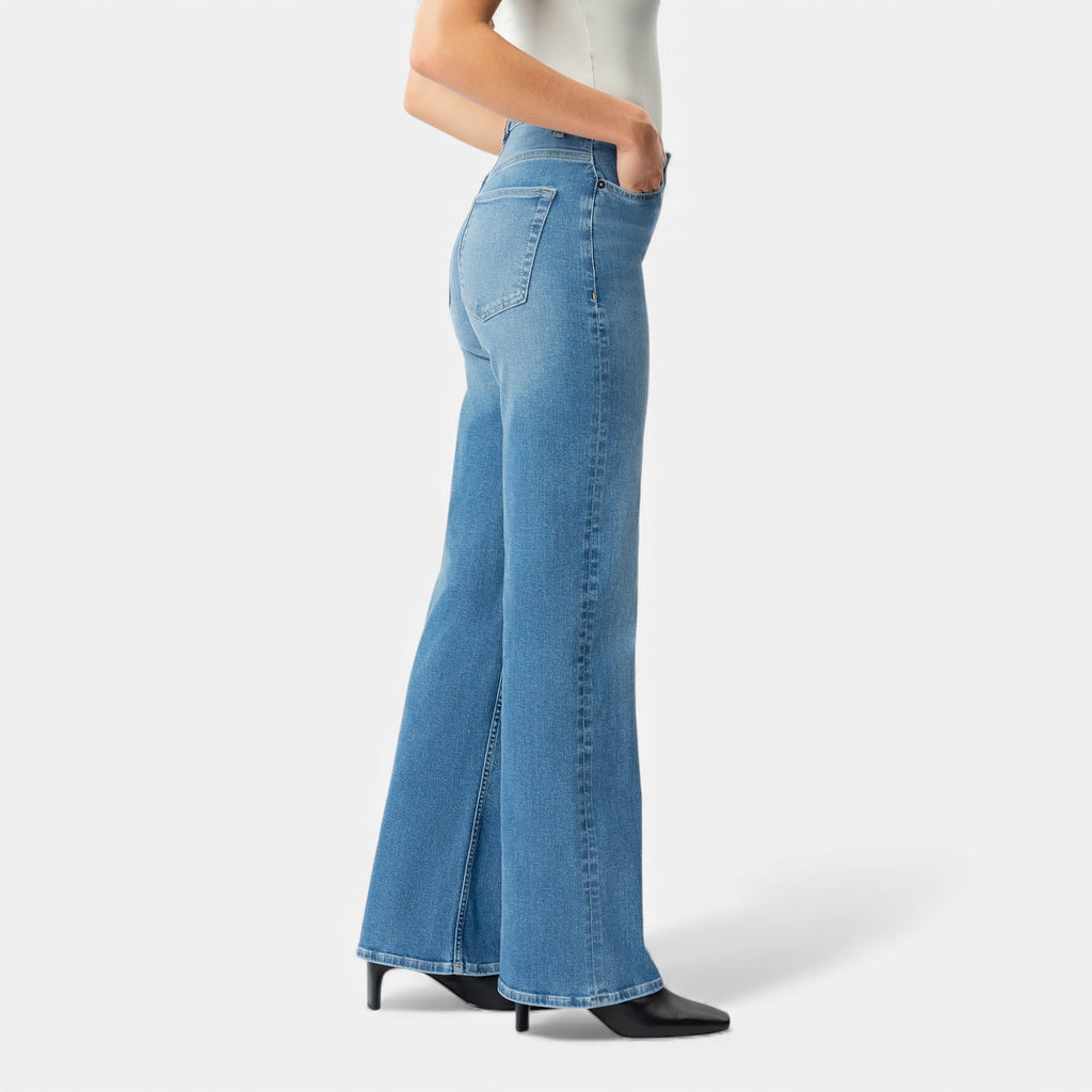 Lunéaya | Women’s Heritage-Weave Wide-Leg Denim