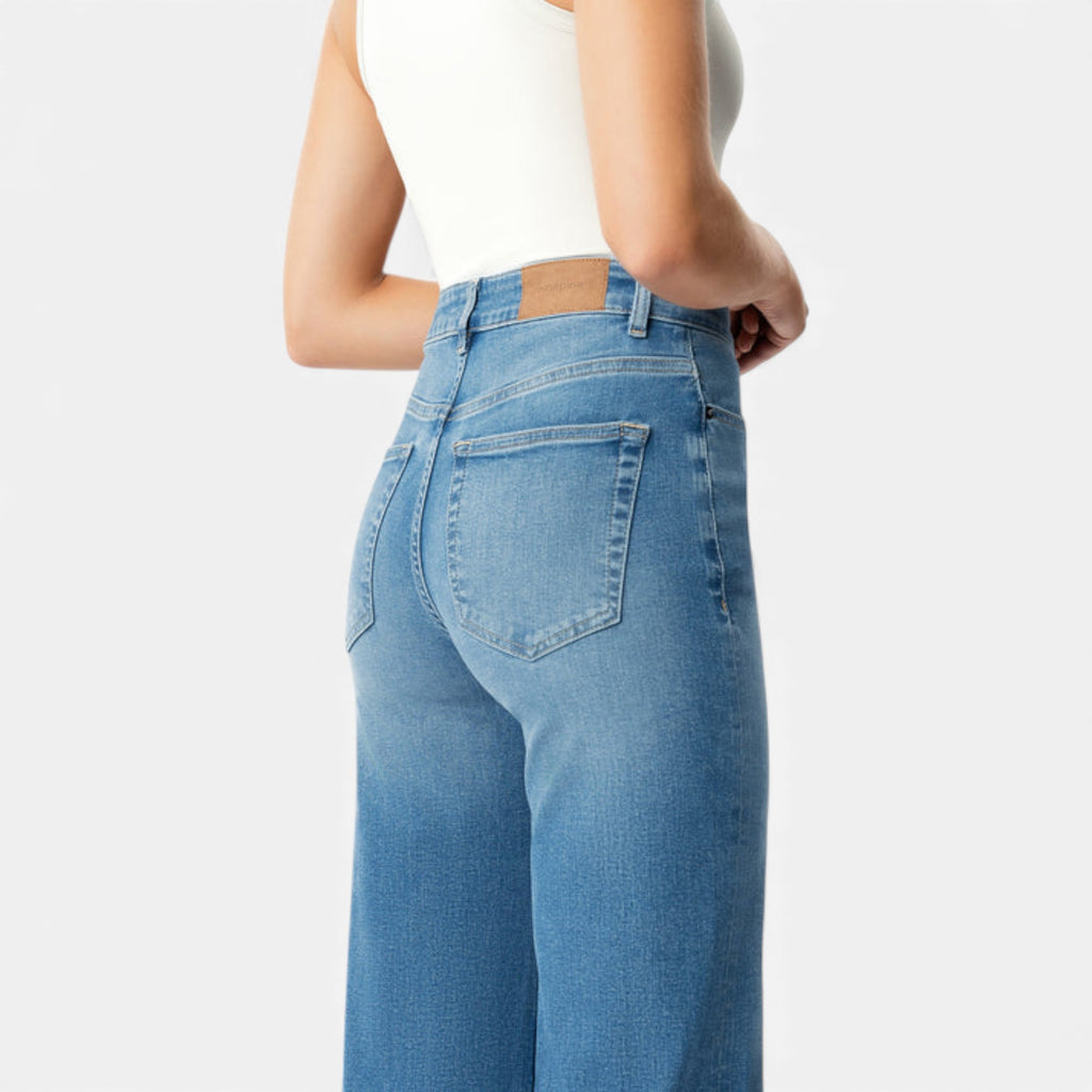 Lunéaya | Women’s Heritage-Weave Wide-Leg Denim