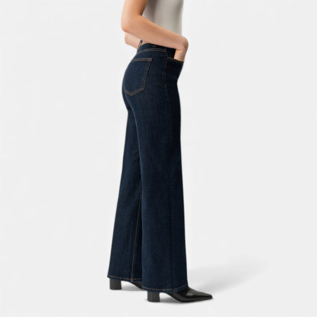 Lunéaya | Women’s Heritage-Weave Wide-Leg Denim