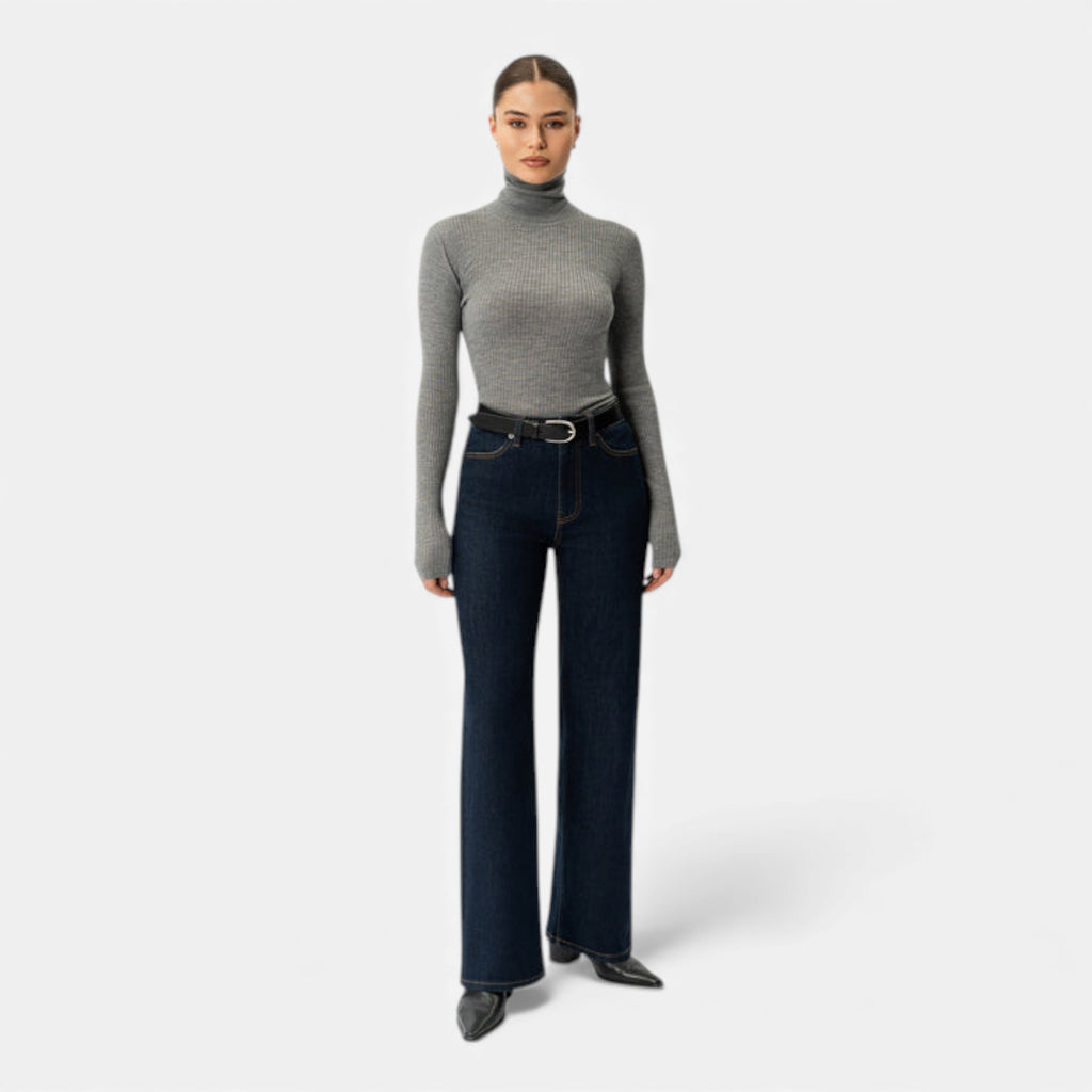 Lunéaya | Women’s Heritage-Weave Wide-Leg Denim