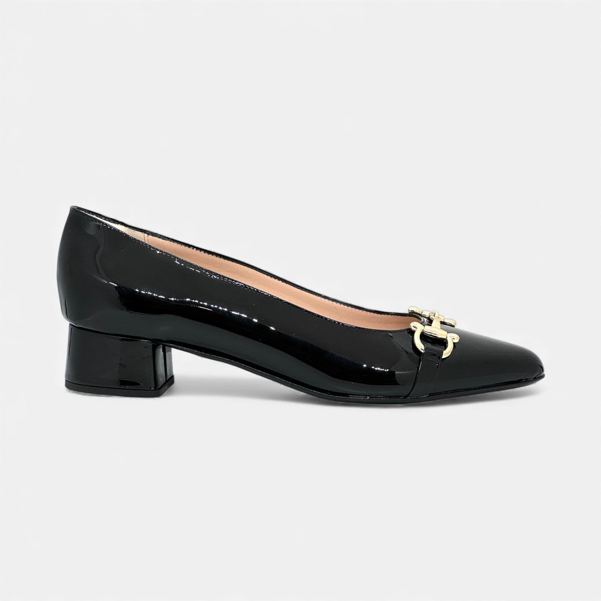 Lunéaya | Women’s Patent Low Block Heel