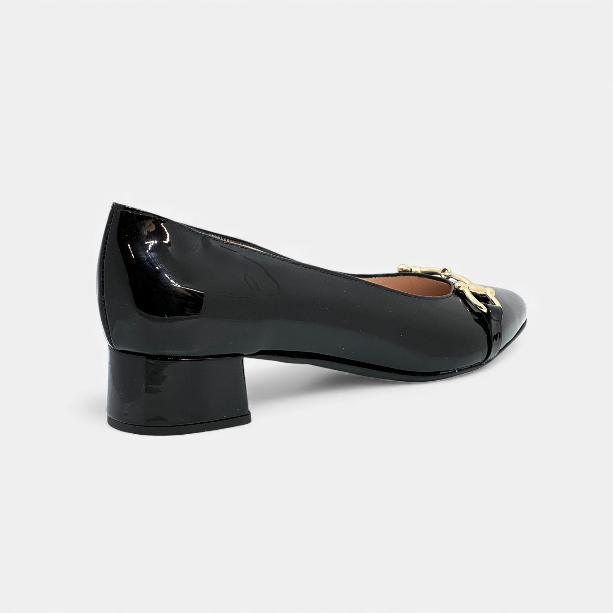 Lunéaya | Women’s Patent Low Block Heel