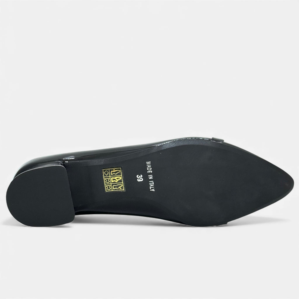 Lunéaya | Women’s Patent Low Block Heel