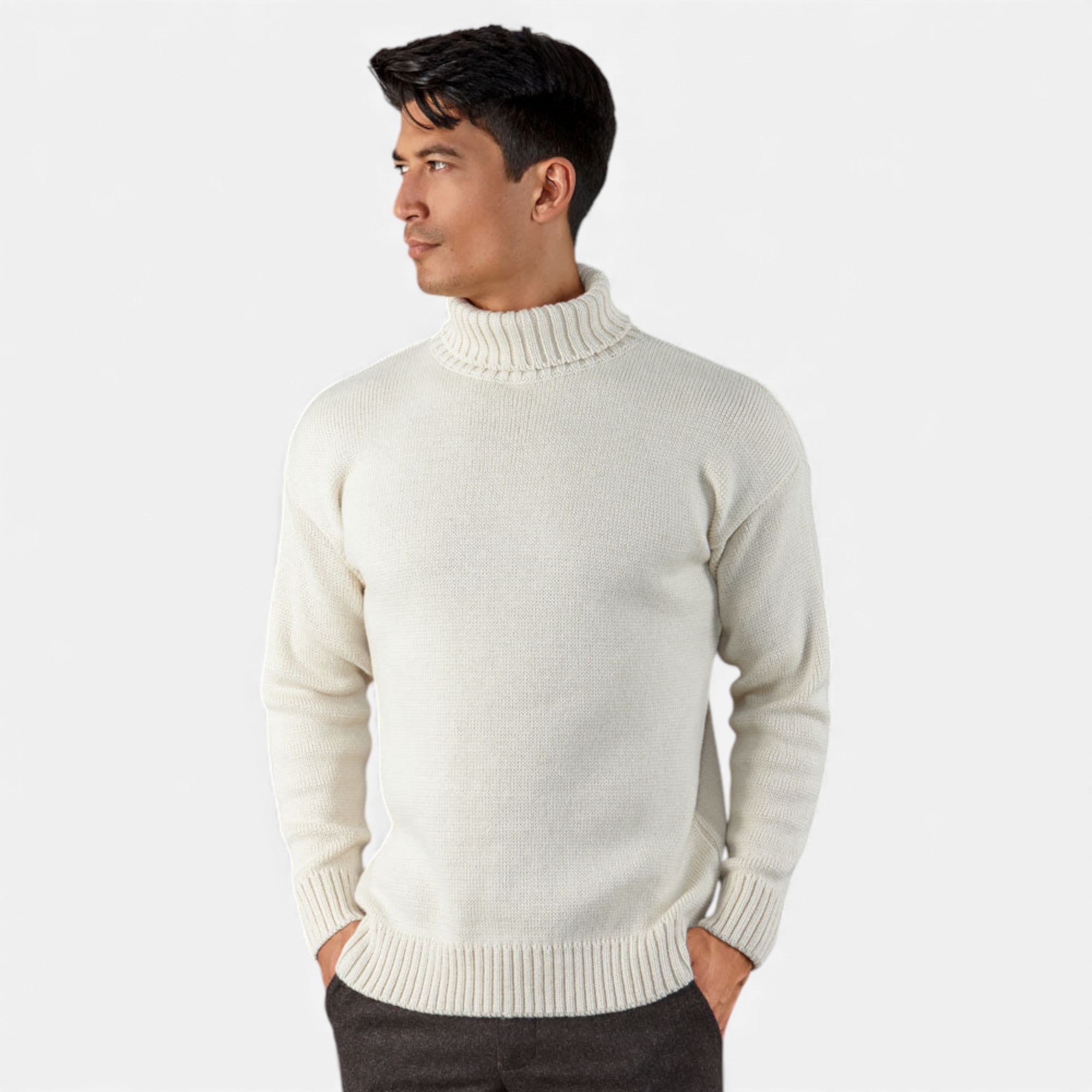 Lunéaya | Men’s Roll‑Neck Jumper