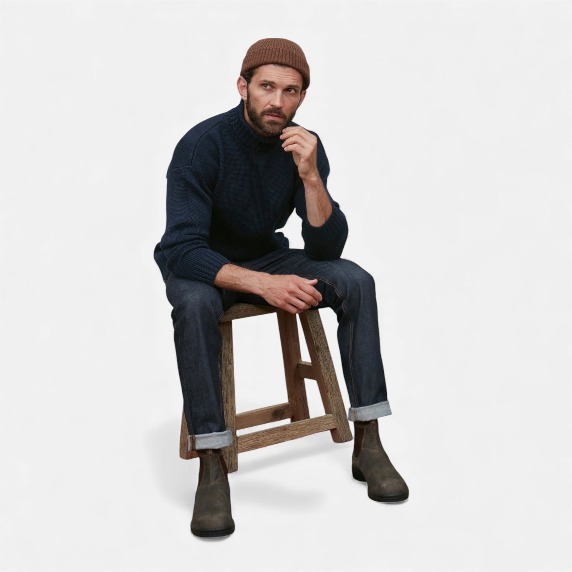 Lunéaya | Men’s Roll‑Neck Jumper