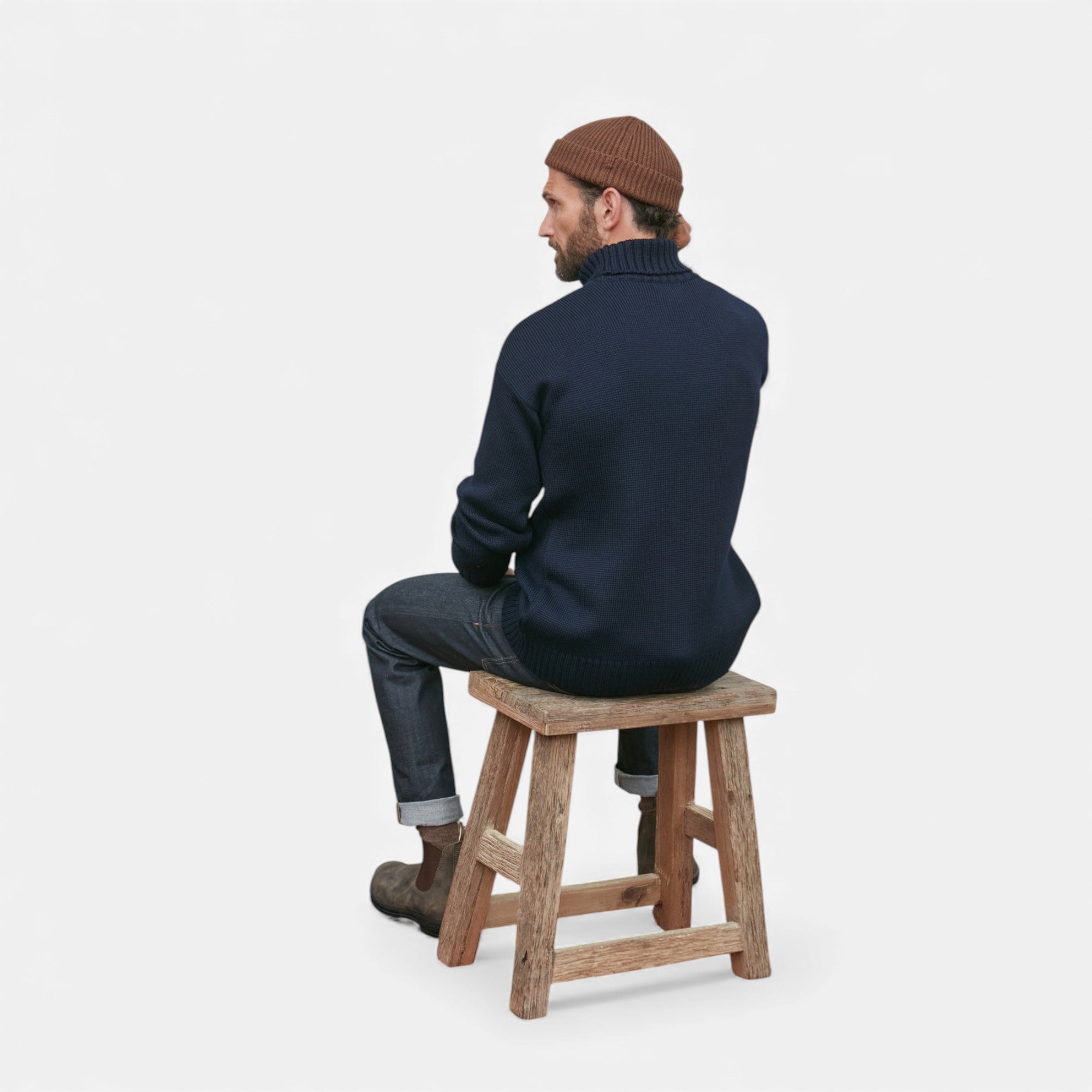 Lunéaya | Men’s Roll‑Neck Jumper