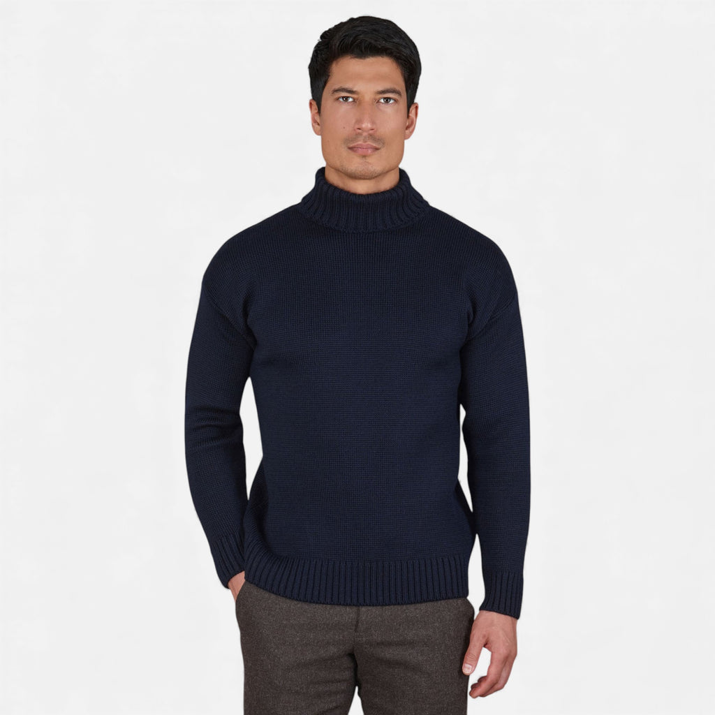 Lunéaya | Men’s Roll‑Neck Jumper