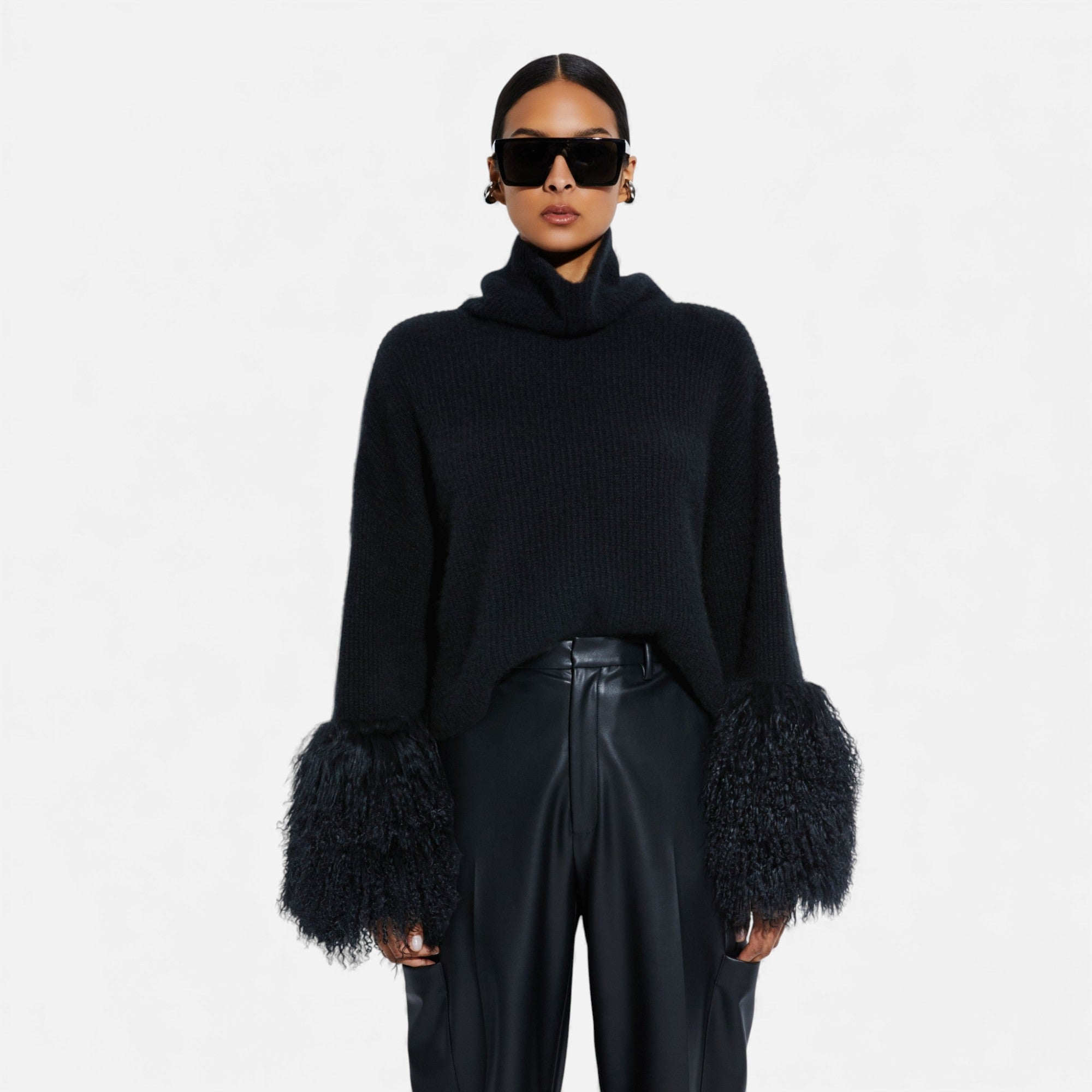 Lunéaya | Women’s Flared Cuffs Sweater