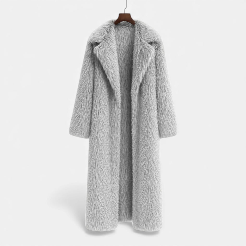 Lunéaya | Women’s Maxi Faux-Fur Overcoat
