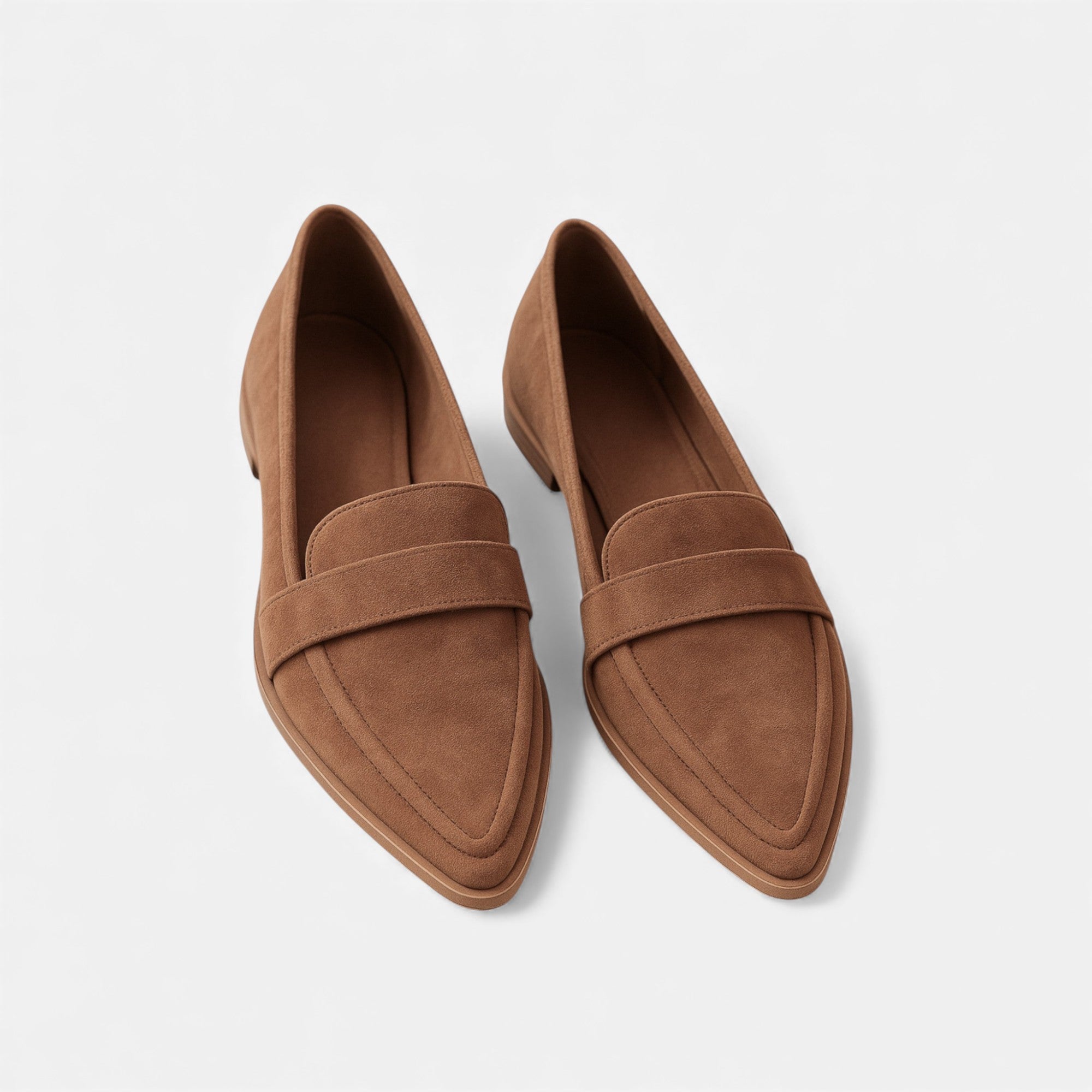 Lunéaya | Women’s Pointed‑Toe Loafers