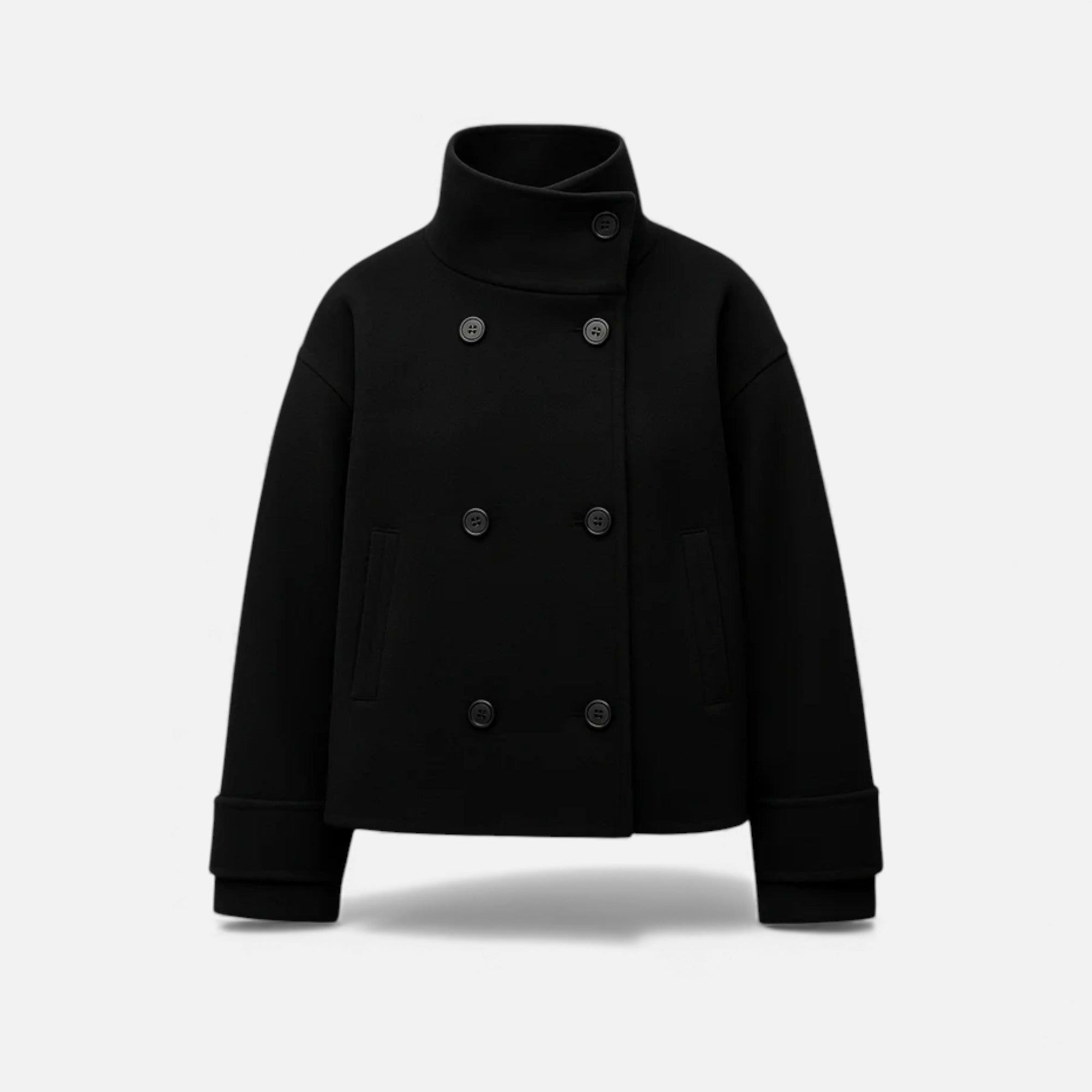 Lunéaya | Women’s Double-Breasted Short Coat — Heritage Tailored
