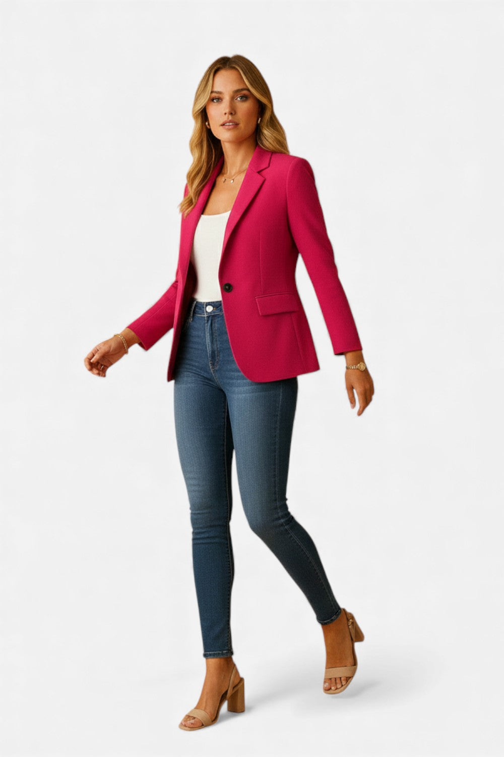 Luneaya | Women’s Tailored Stretch Blazer