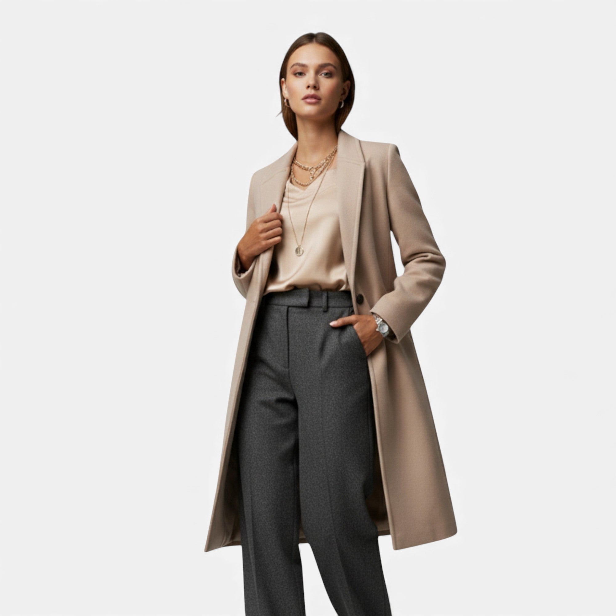 Lunéaya | Women’s Heritage Wool Overcoat