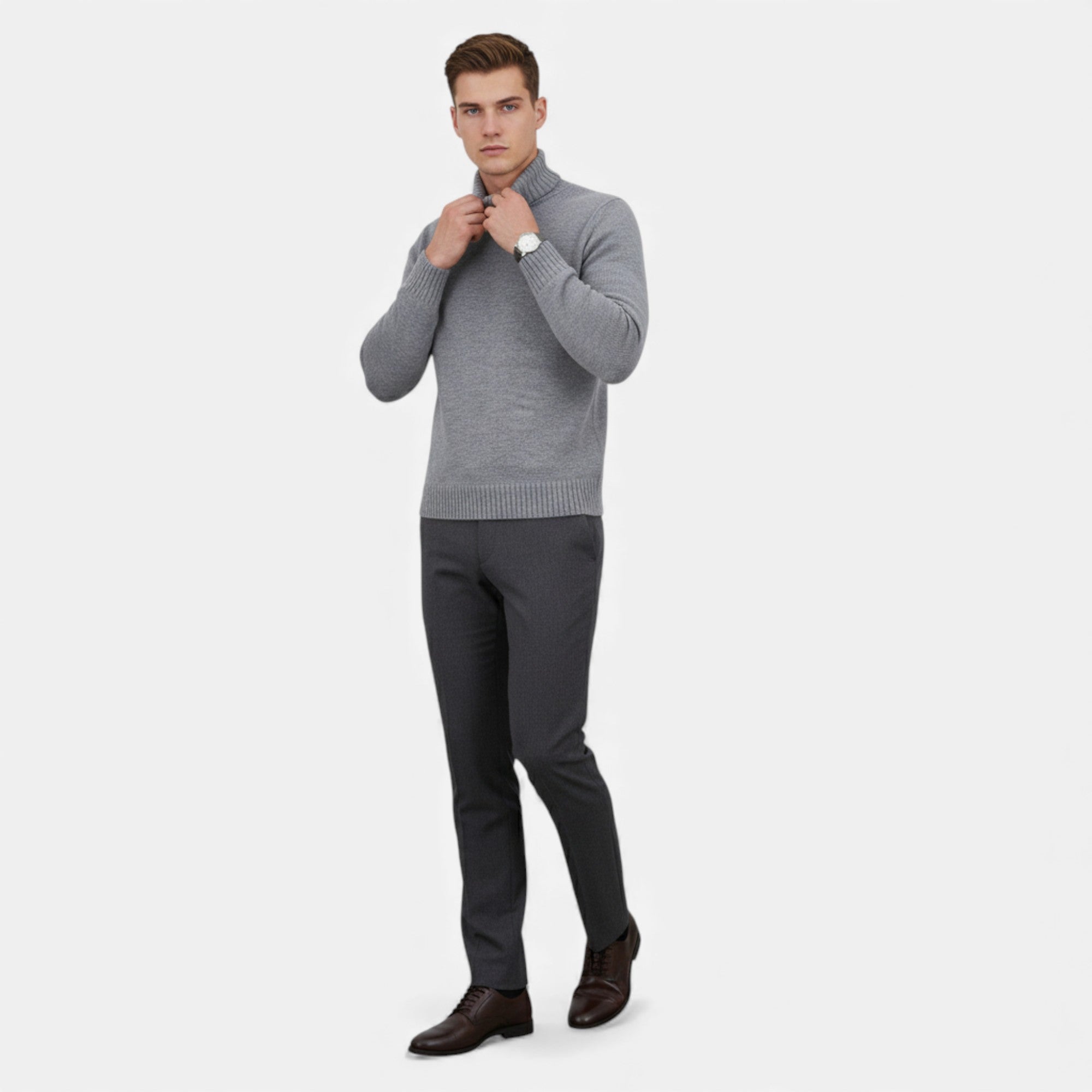 Lunéaya | Men’s Roll‑Neck Jumper