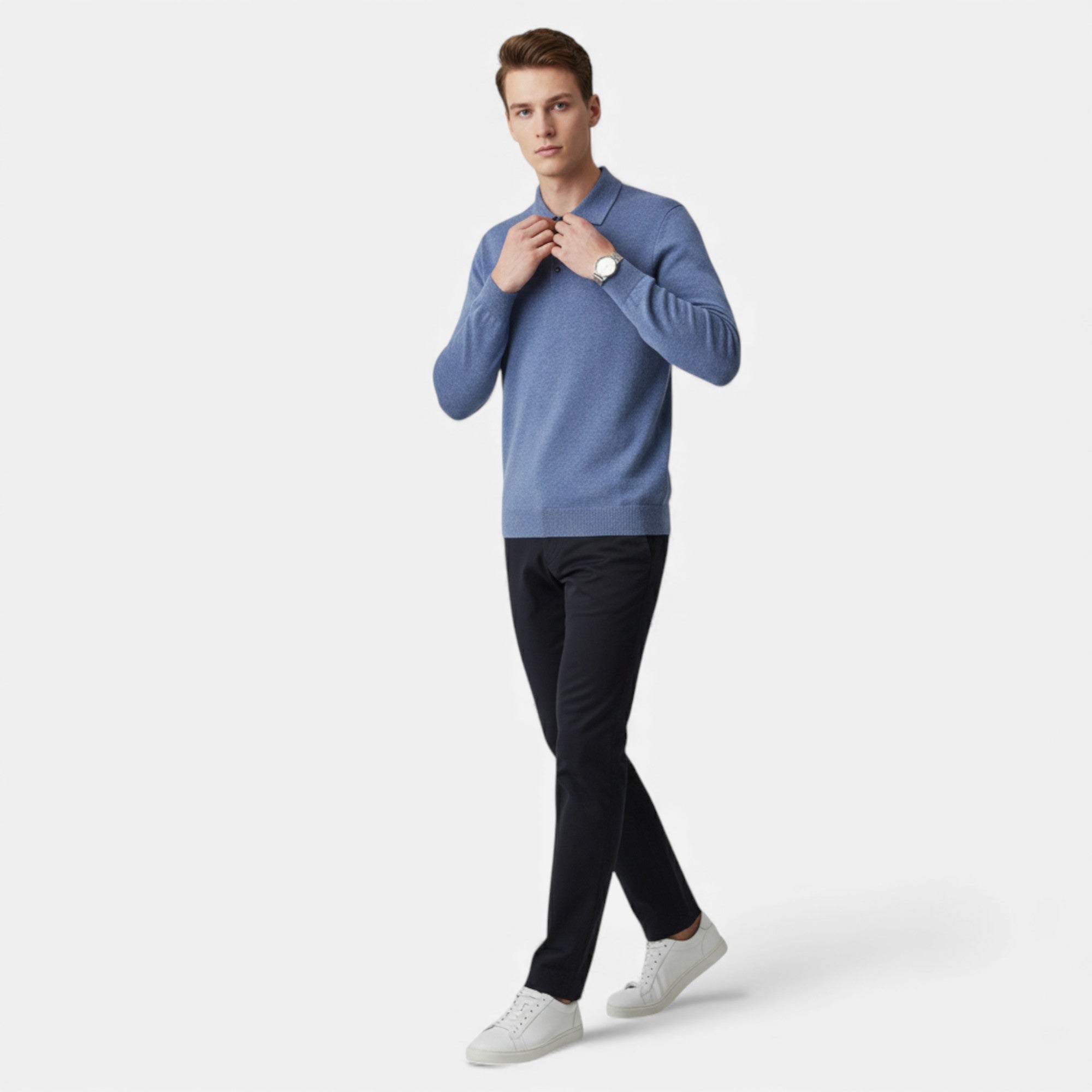 Lunéaya | Men’s Polo Sweater