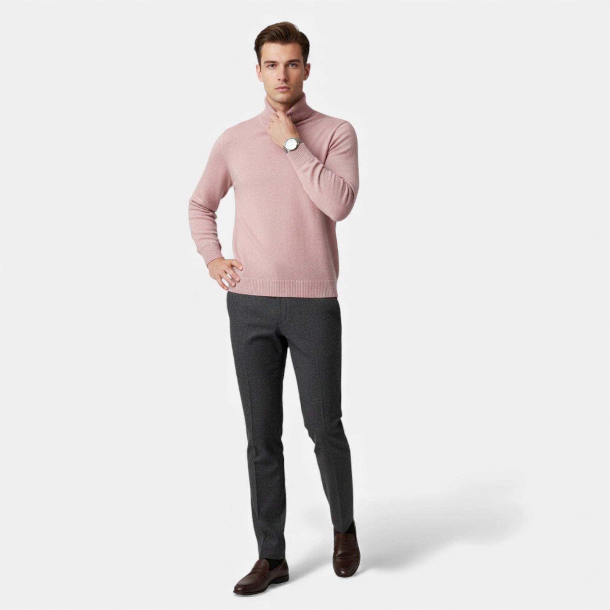 Lunéaya | Men's Roll-Neck Sweater