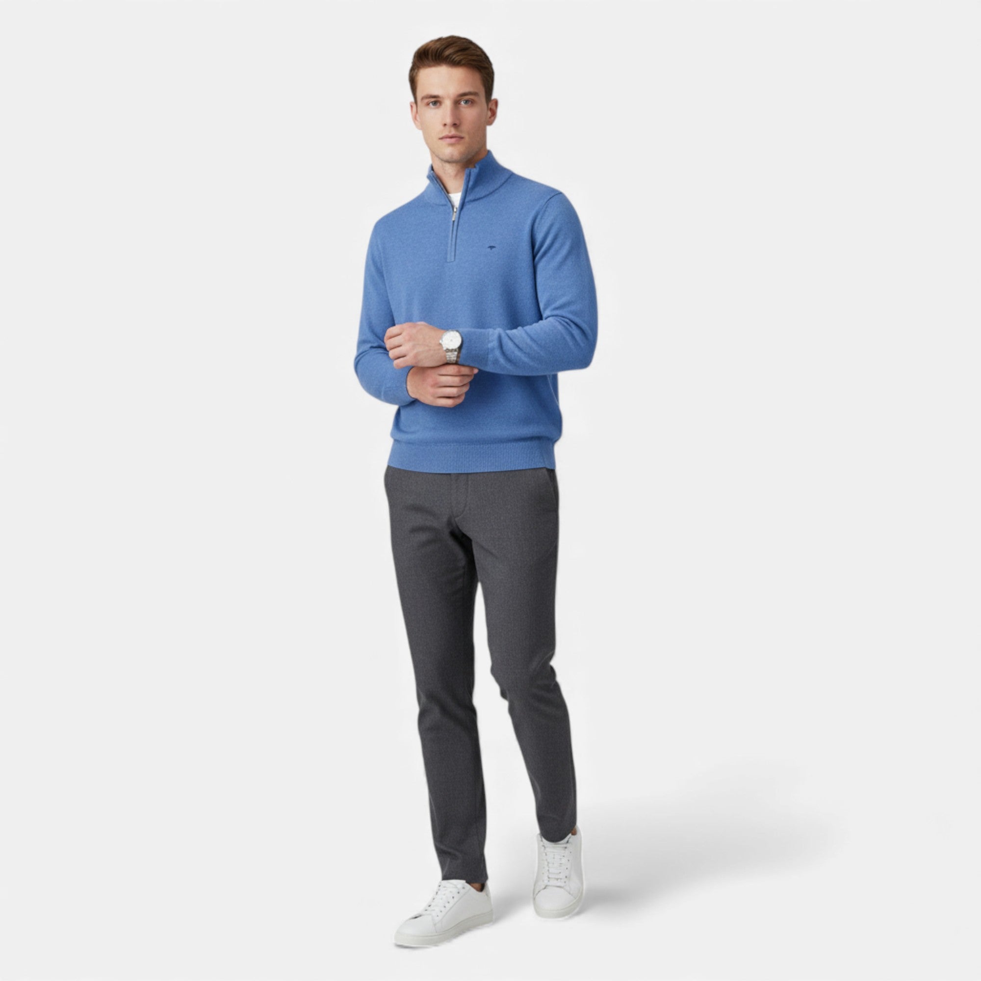 Lunéaya | Men’s Quarter-Zip Sweater