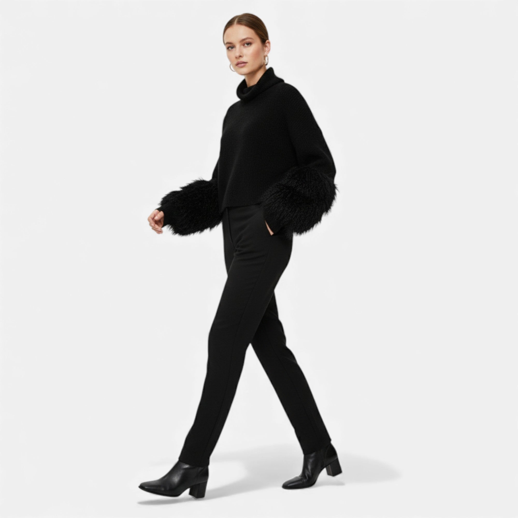 Lunéaya | Women’s Flared Cuffs Sweater