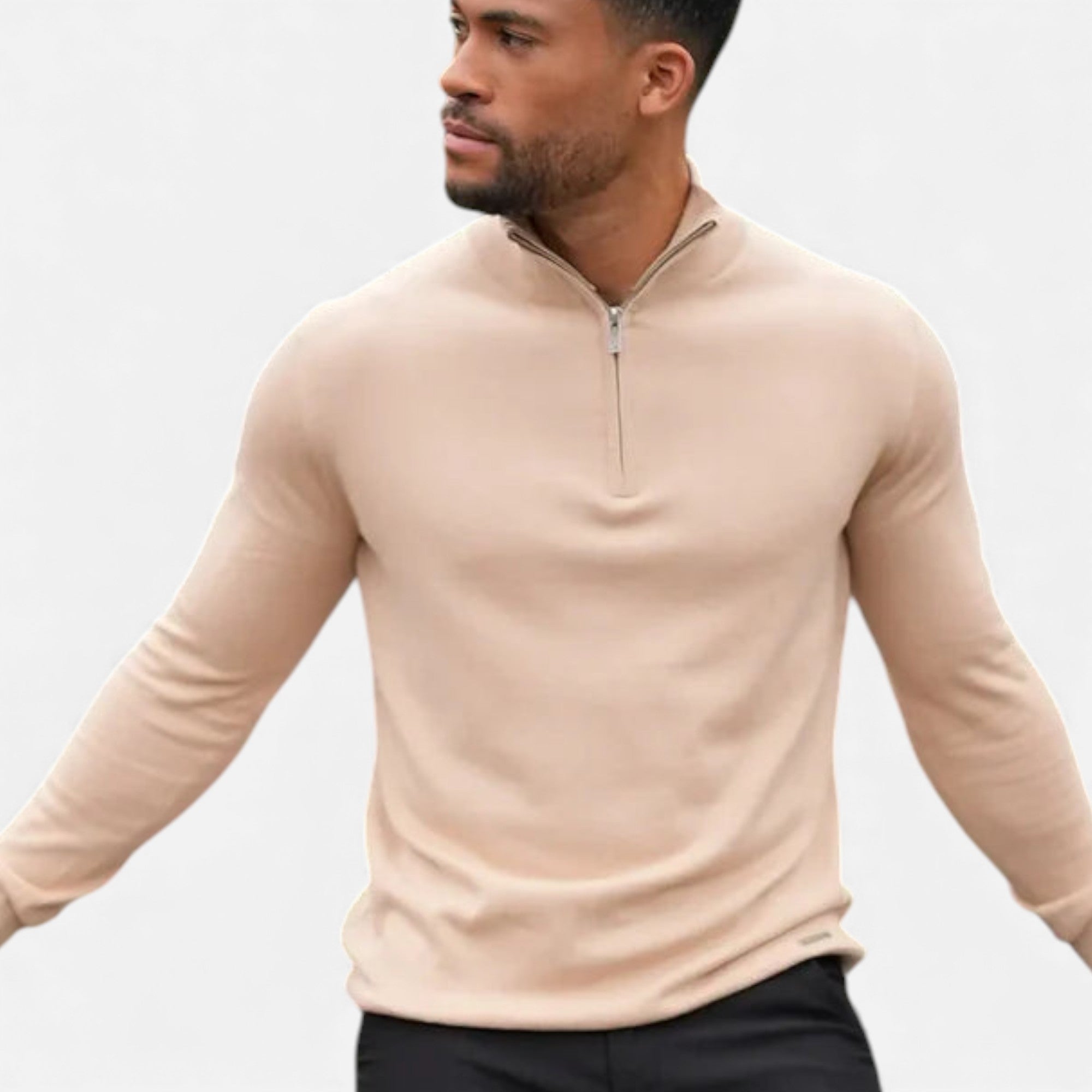 Lunéaya | Men’s Half-Zip Sweater