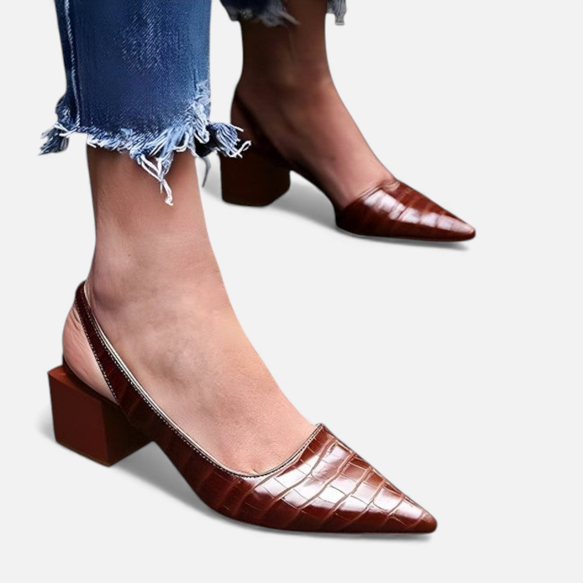 Lunéaya | Women’s Slingback Block Heel