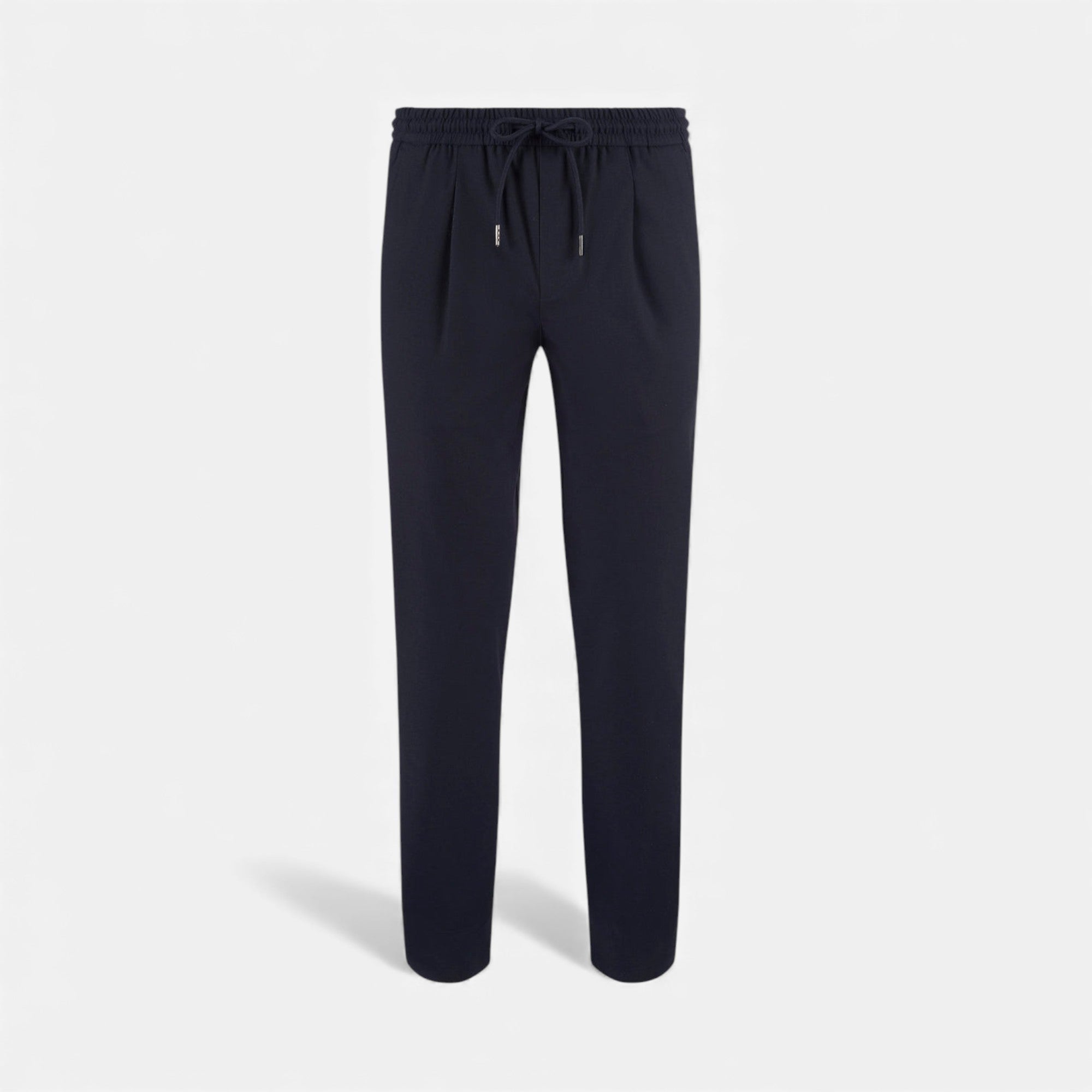 Lunéaya | Men’s Tailored Travel Trousers (Navy Bi-Stretch)