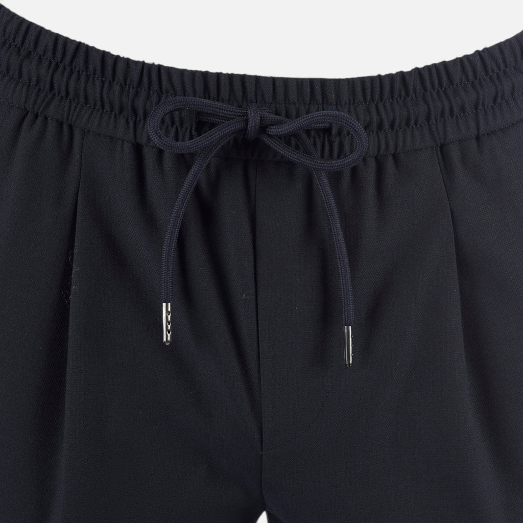 Lunéaya | Men’s Tailored Travel Trousers (Navy Bi-Stretch)