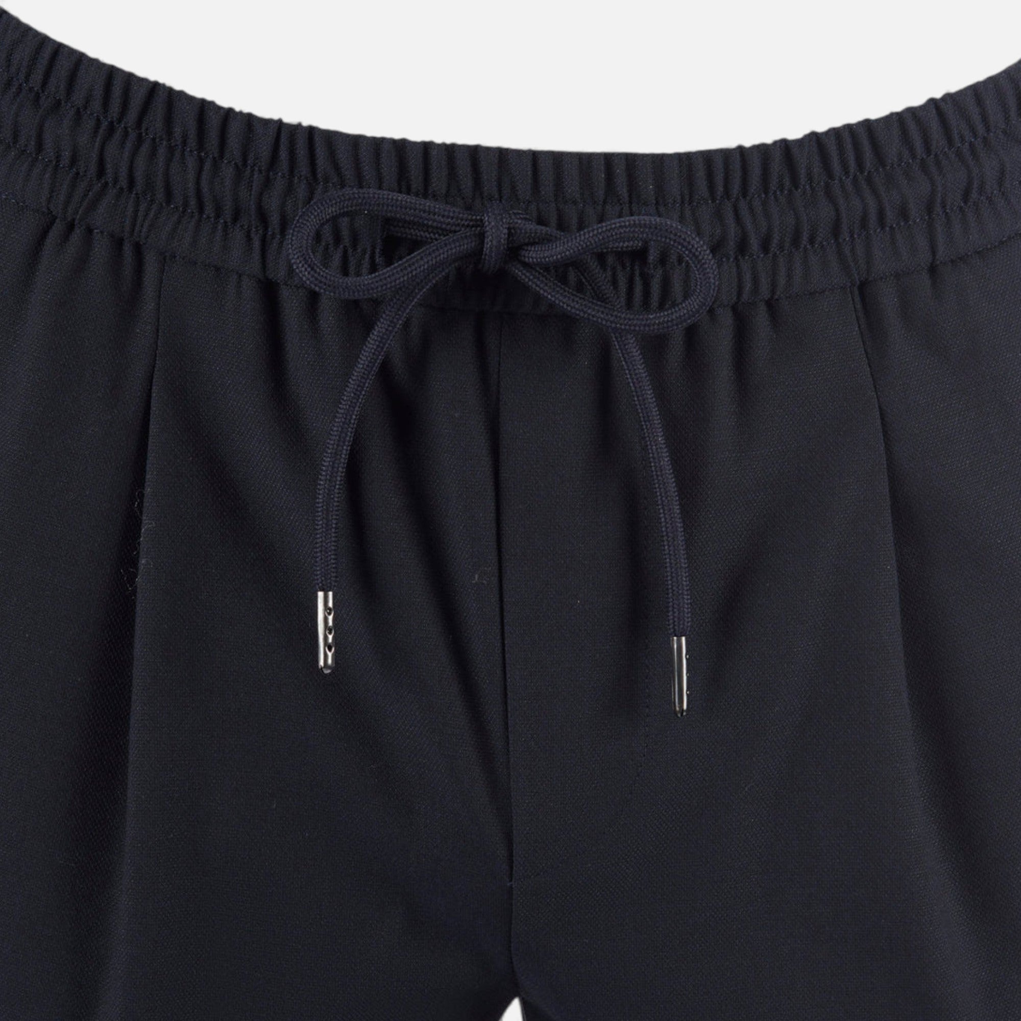 Lunéaya | Men’s Tailored Travel Trousers (Navy Bi-Stretch)