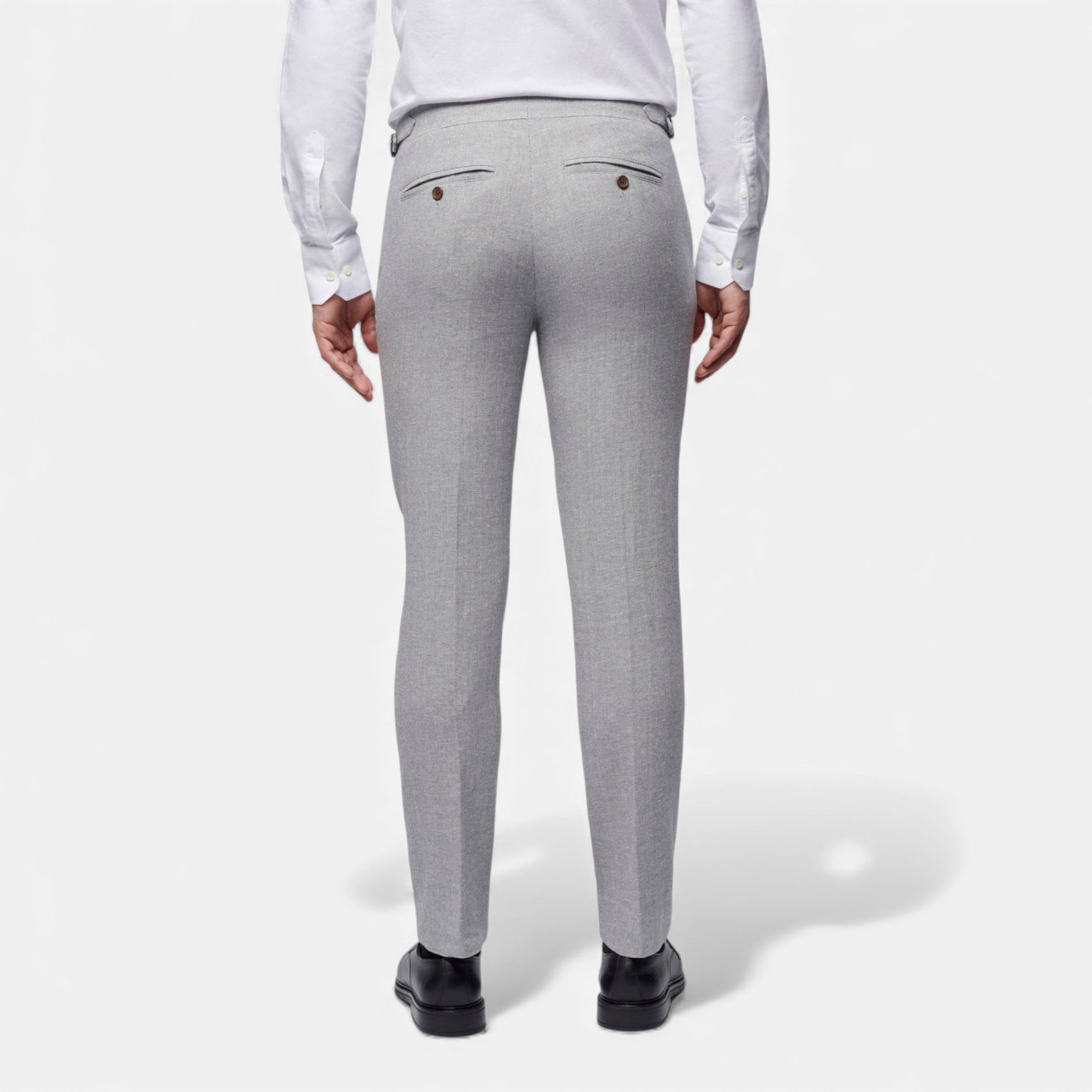 Lunéaya | Men’s Linen-Blend Tailored Trouser (Luna Rock Heritage)