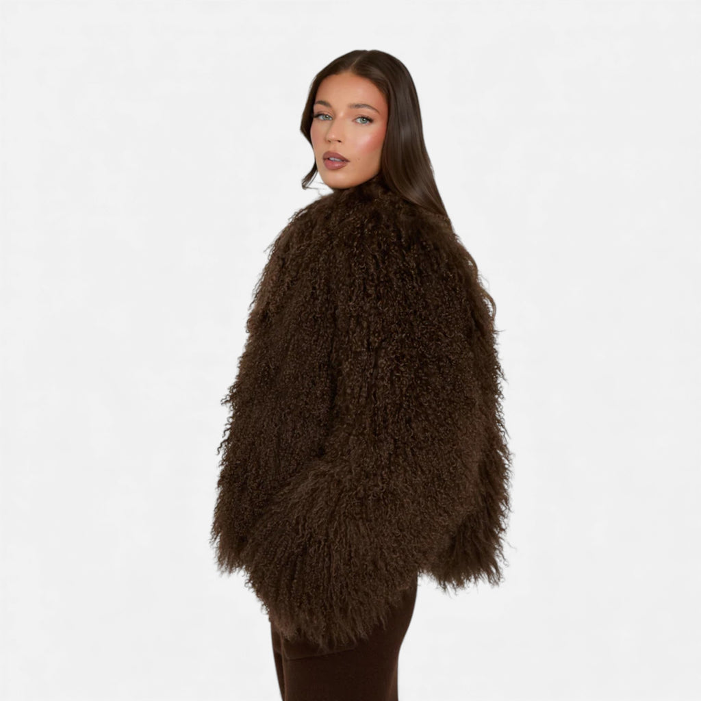 Lunéaya | Women’s Mongolian Lamb Fur Coat