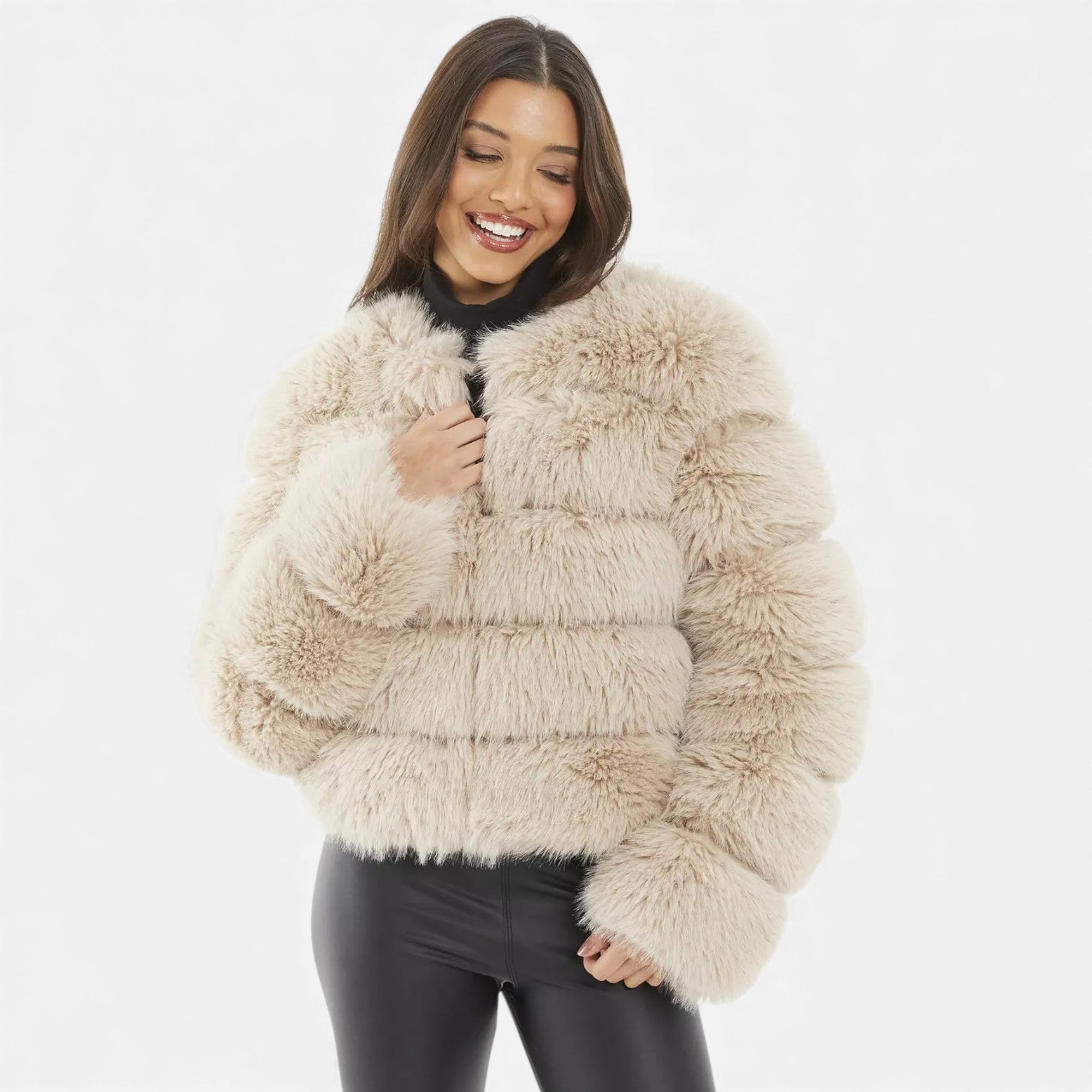 Lunéaya | Women’s Heritage Faux Fur Cropped Jacket