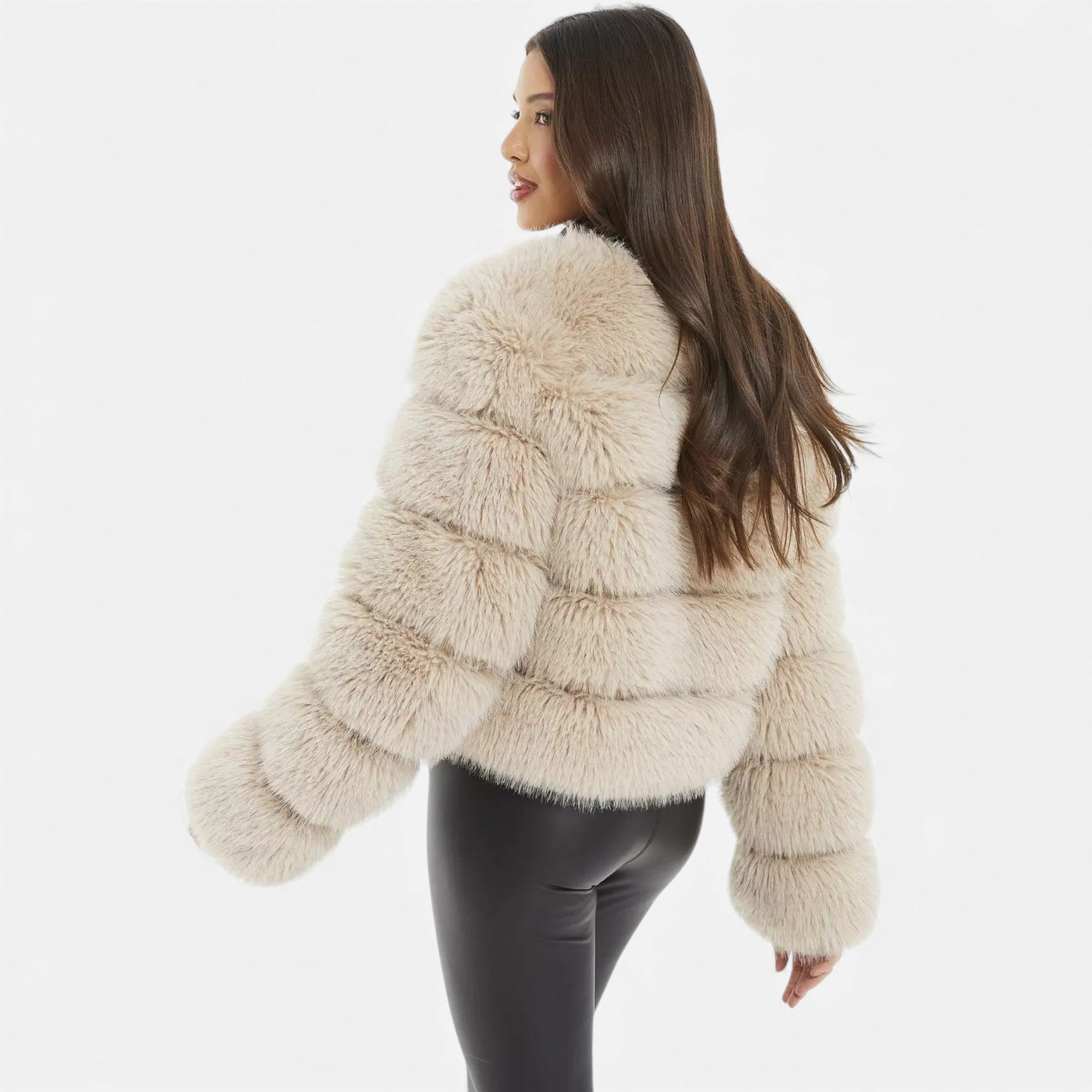 Lunéaya | Women’s Heritage Faux Fur Cropped Jacket