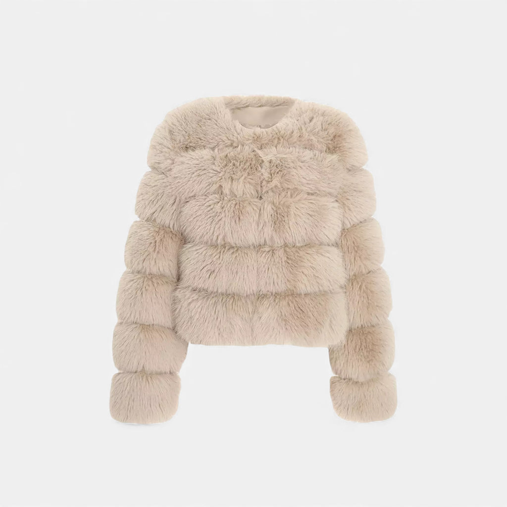 Lunéaya | Women’s Heritage Faux Fur Cropped Jacket