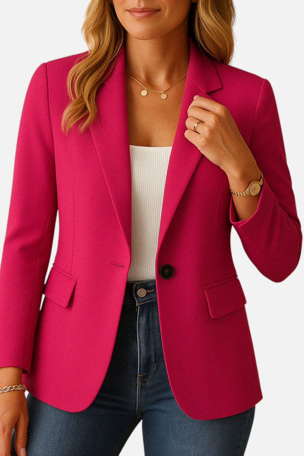 Luneaya | Women’s Tailored Stretch Blazer