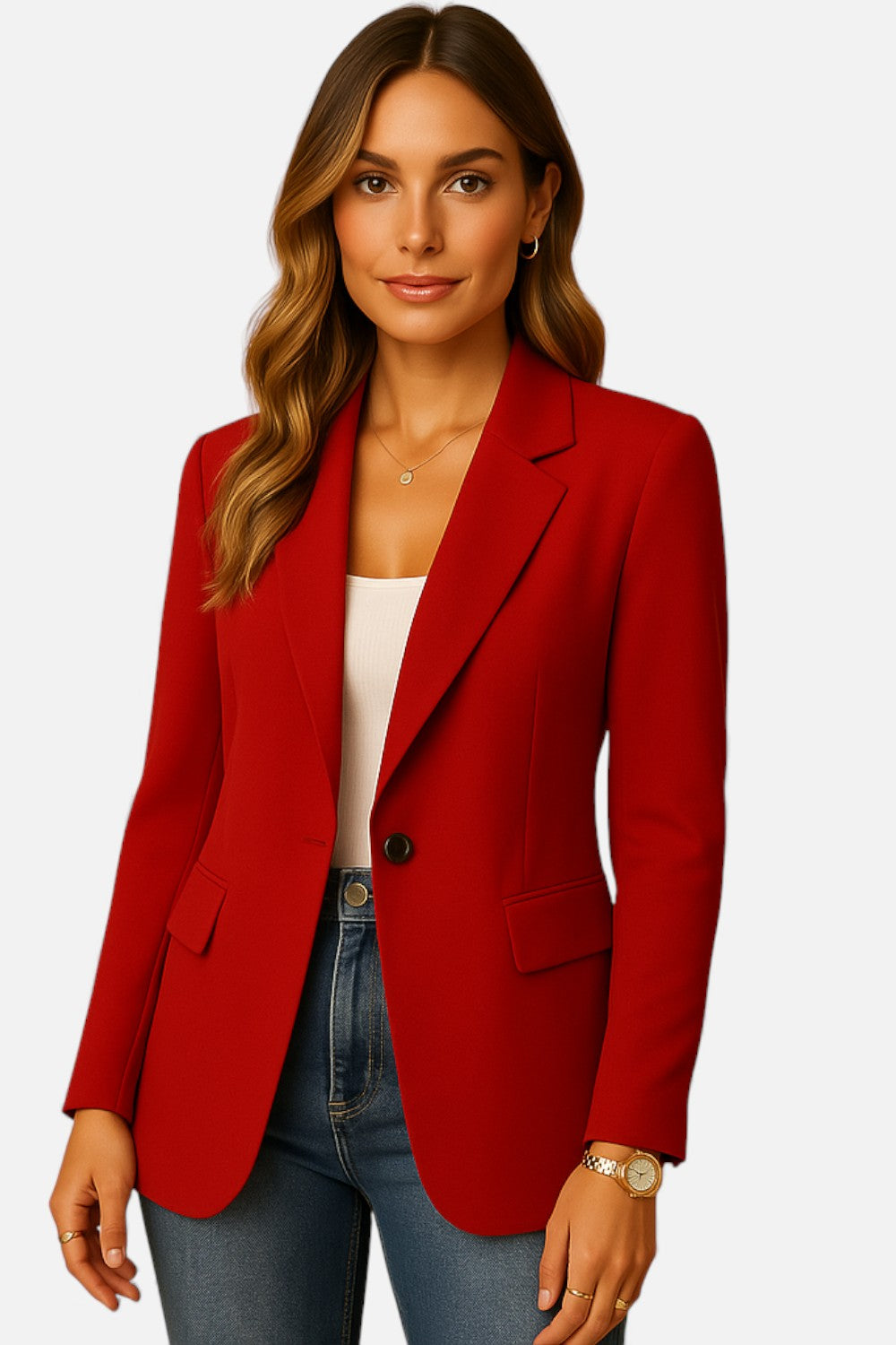 Luneaya | Women’s Tailored Stretch Blazer