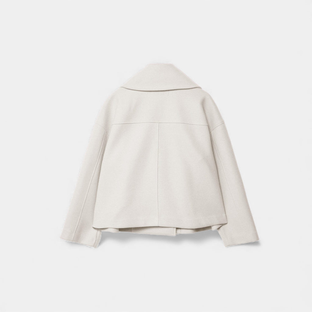 Lunéaya | Women’s Wool Cropped Peacoat