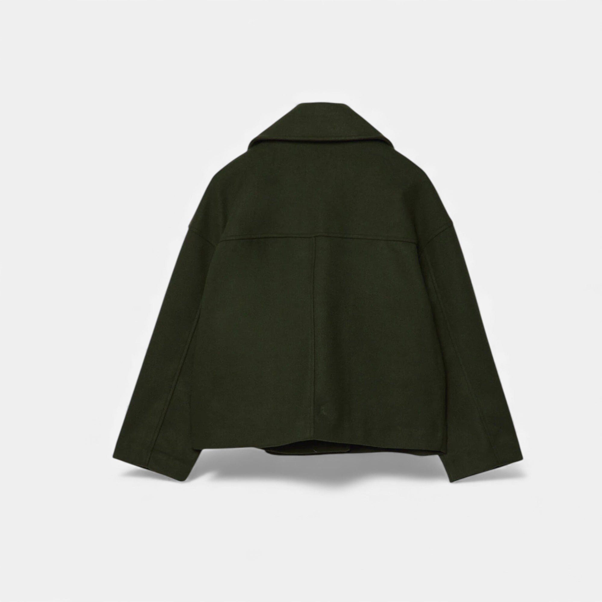 Lunéaya | Women’s Wool Cropped Peacoat