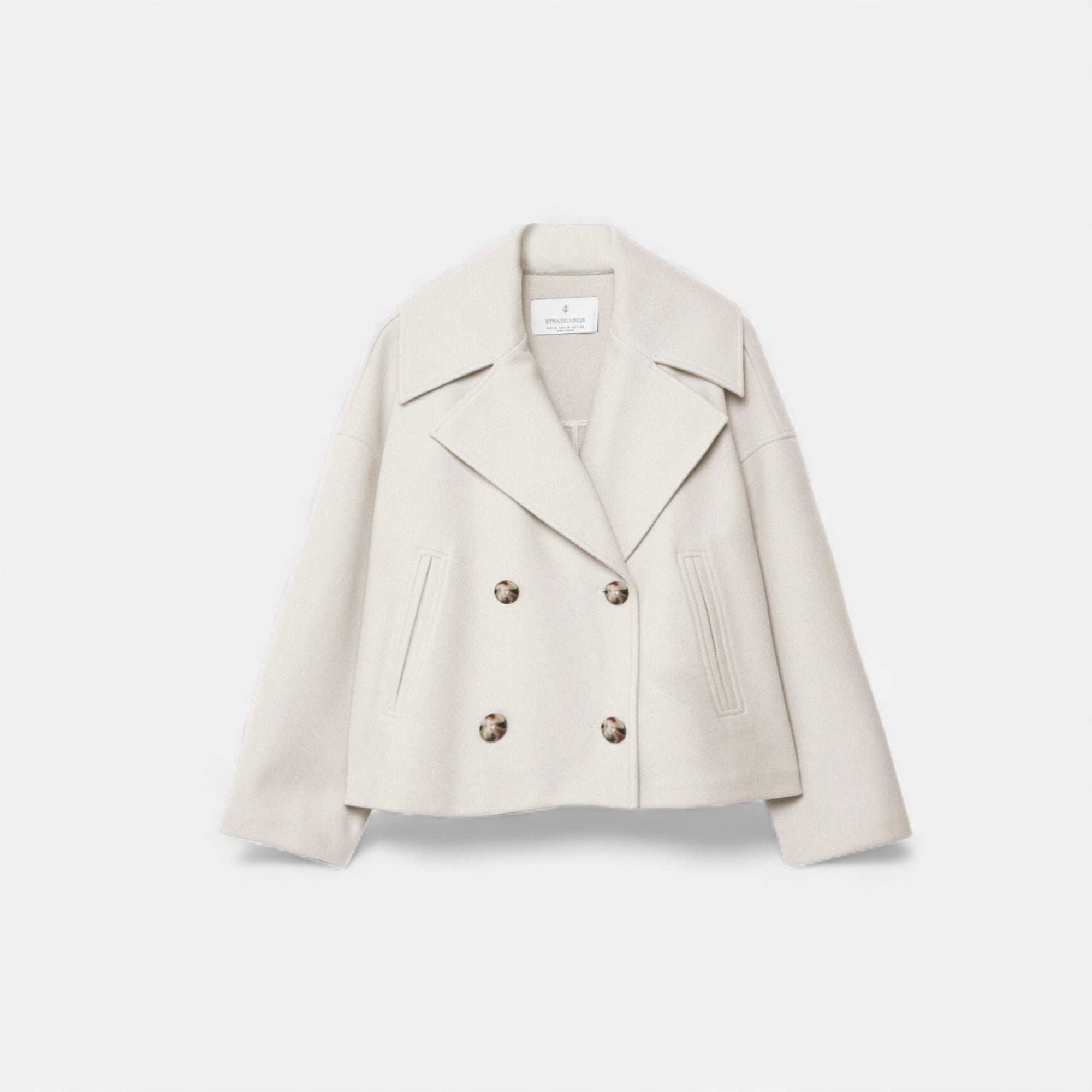 Lunéaya | Women’s Wool Cropped Peacoat