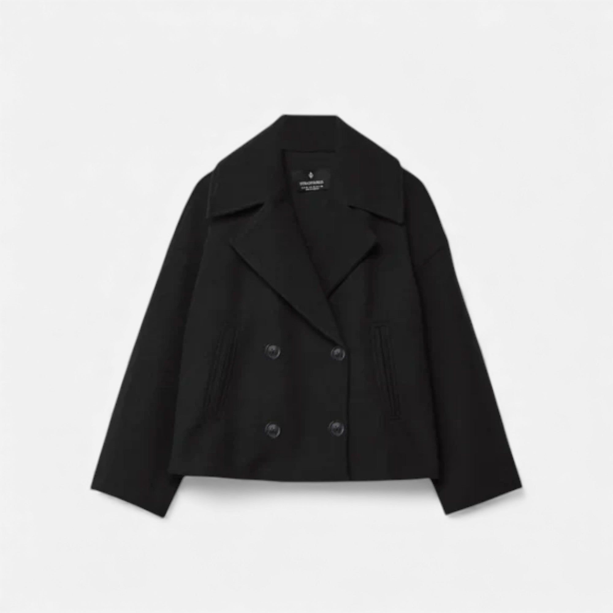 Lunéaya | Women’s Double-Breasted Wool Coat (Heritage Tailored)