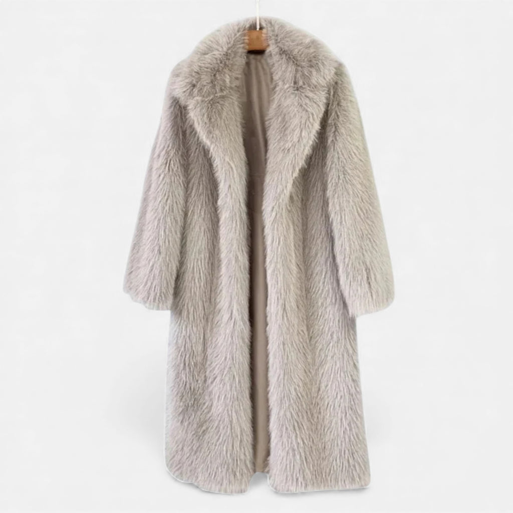 Lunéaya | Women’s Maxi Faux-Fur Overcoat