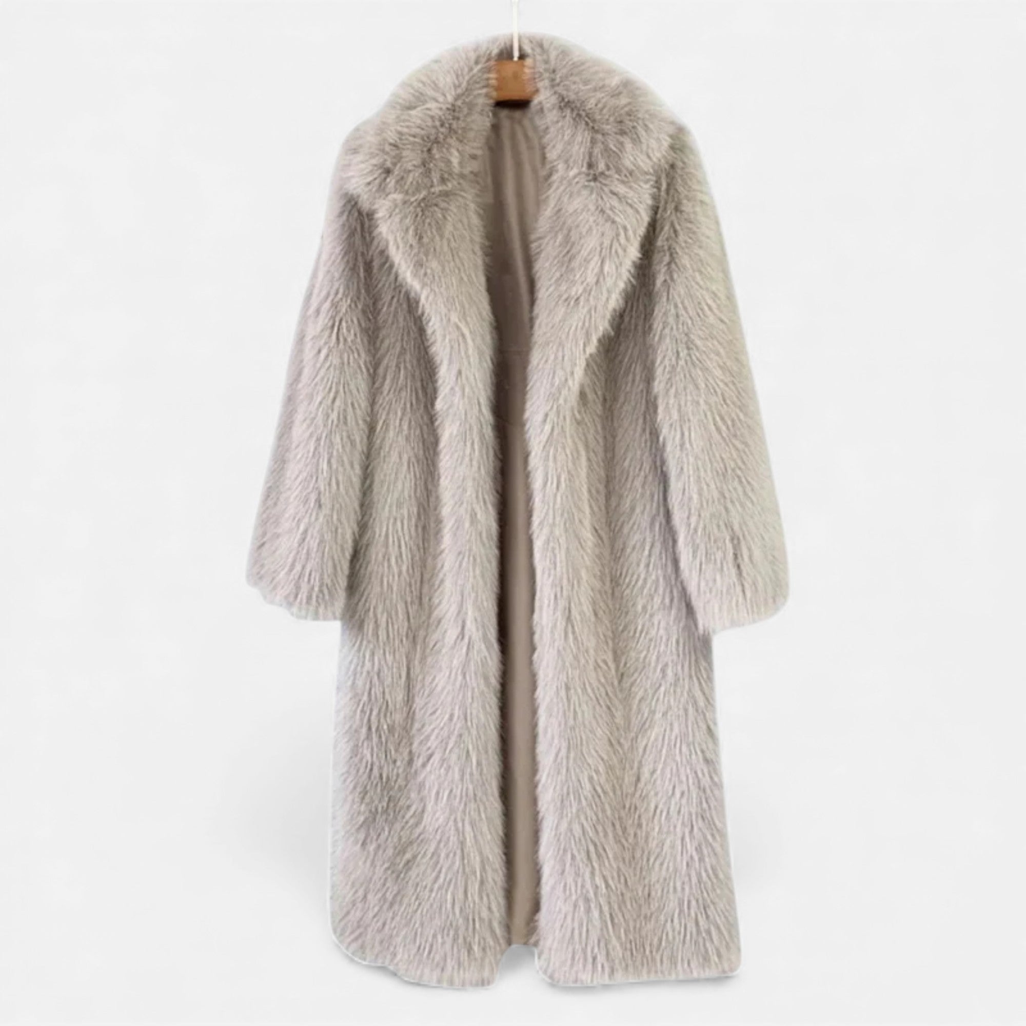 Lunéaya | Women’s Maxi Faux-Fur Overcoat