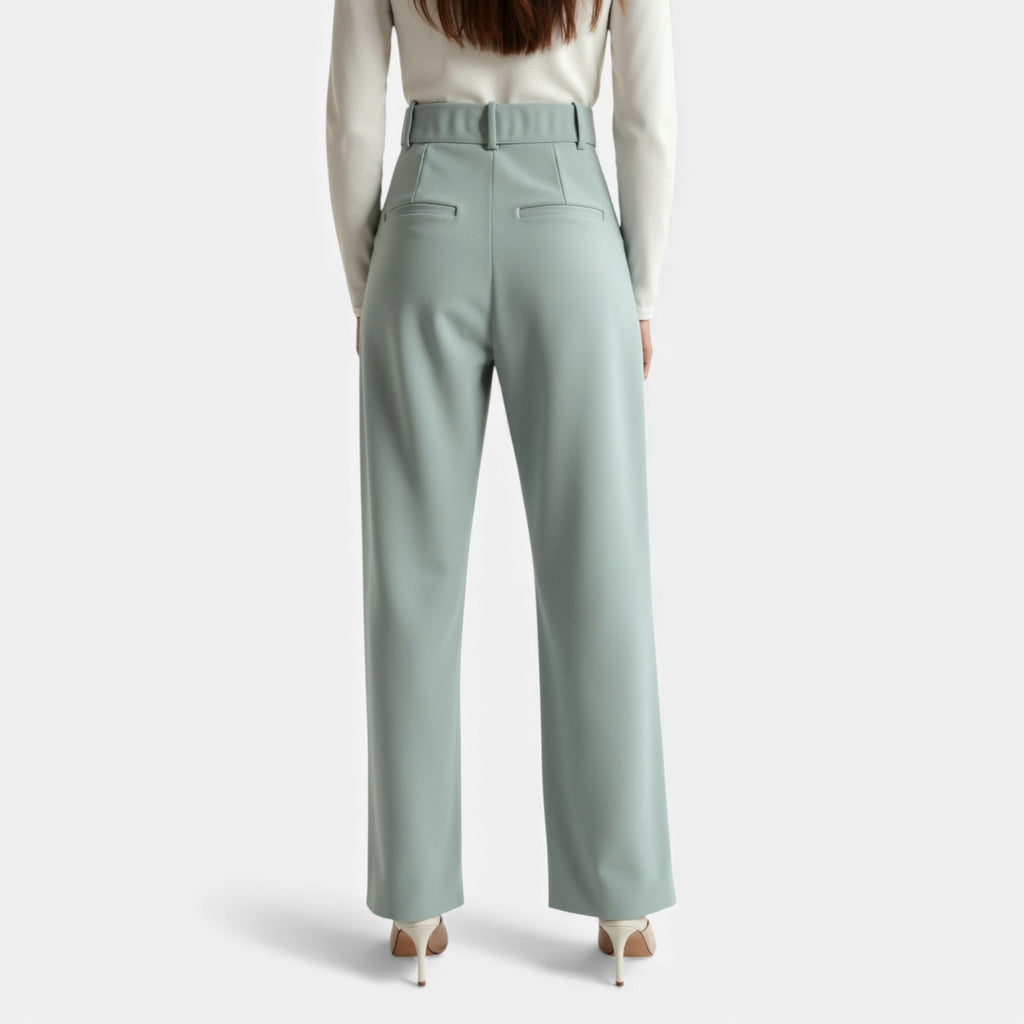 Lunéaya | Women’s Pleated Wide‑Leg Trousers